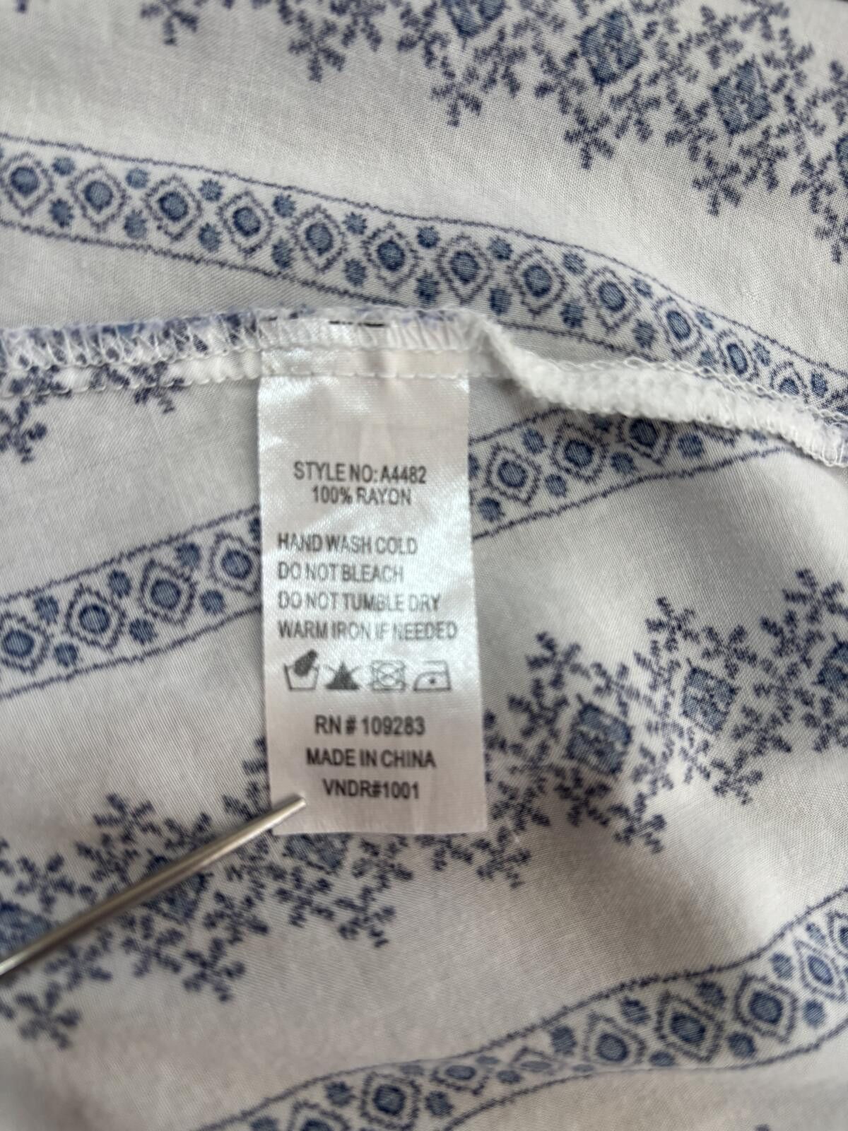 Other Sleeveless White and Blue Coastal Top. Medium. Size M / US 6-8 / IT 42-44 - 8 Thumbnail
