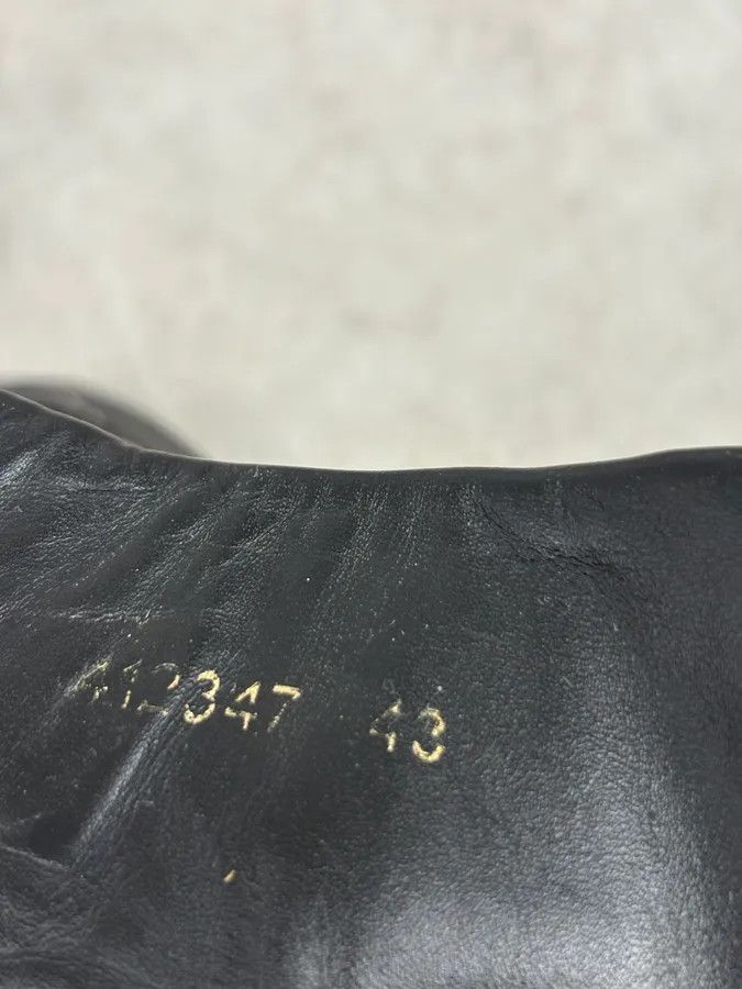 Vintage Balenciaga Black Abstract White Painted High Sneakers Size US 10 / EU 43 - 9 Thumbnail