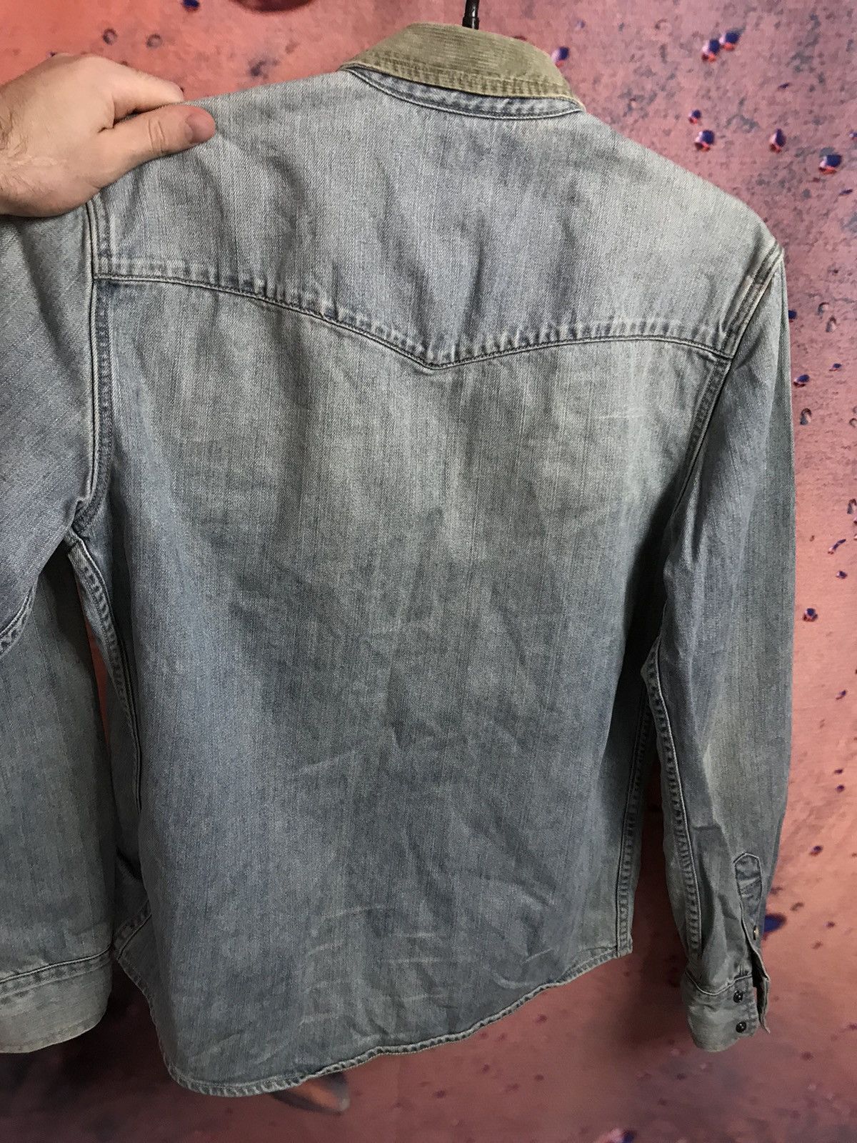 Allsaints Allsaints luxury streetwear denim shirt Size US M / EU 48-50 / 2 - 6 Thumbnail