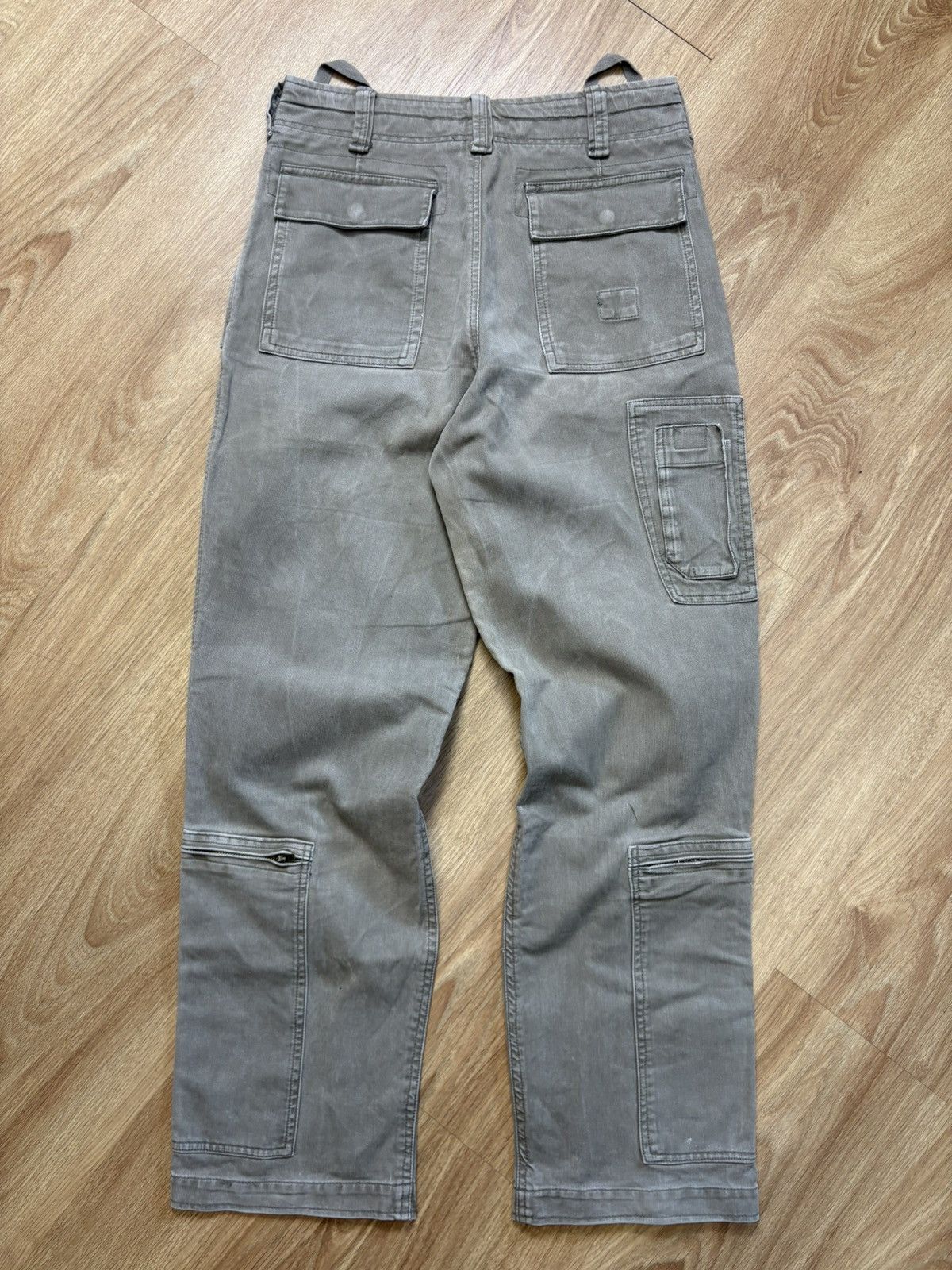 Vintage Vintage Bondage Khaki Green Technical Cargo Pants (32x30) Size US 32 / EU 48 - 2 Thumbnail