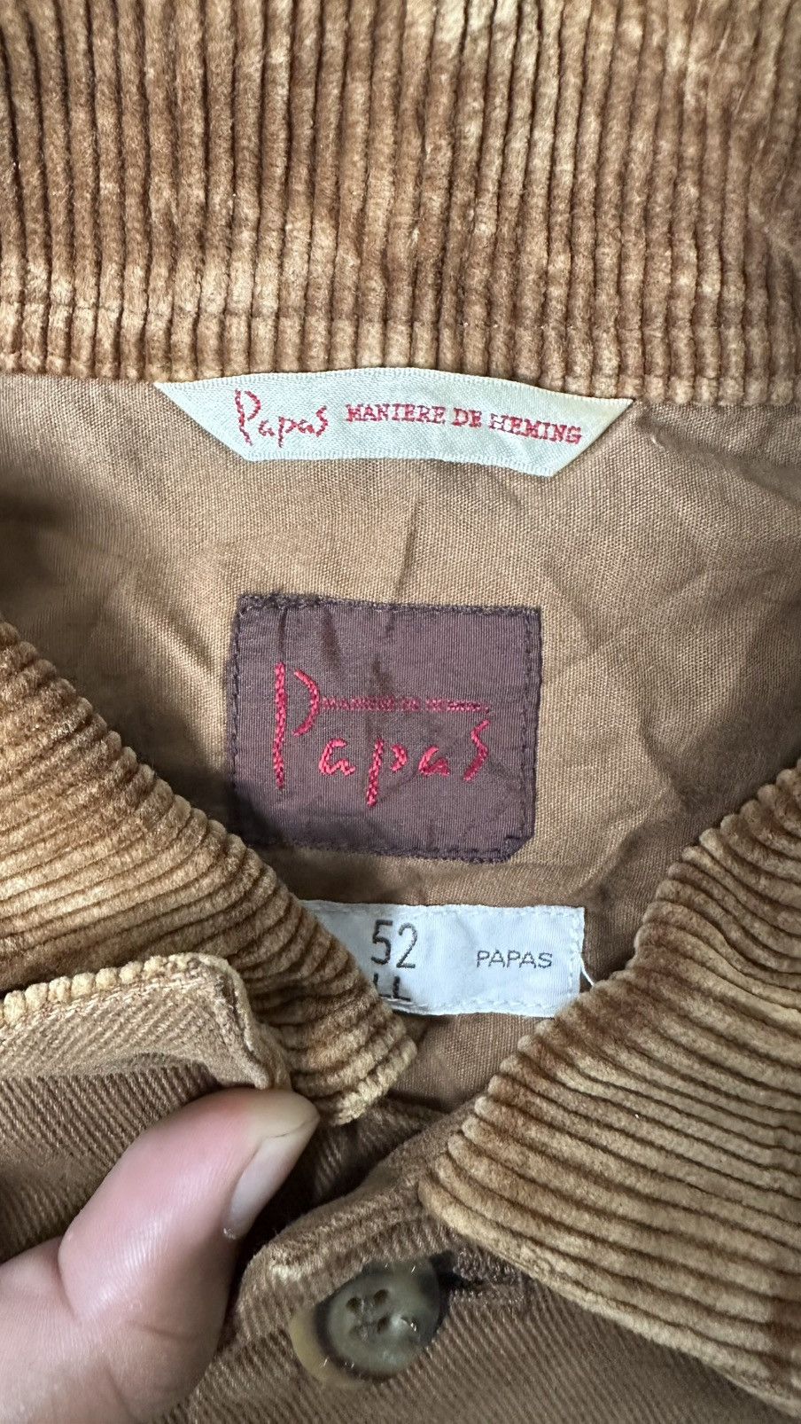 Vintage VINTAGE PAPAS MANIERE DE HEMMING JACKET Size US L / EU 52-54 / 3 - 6 Thumbnail