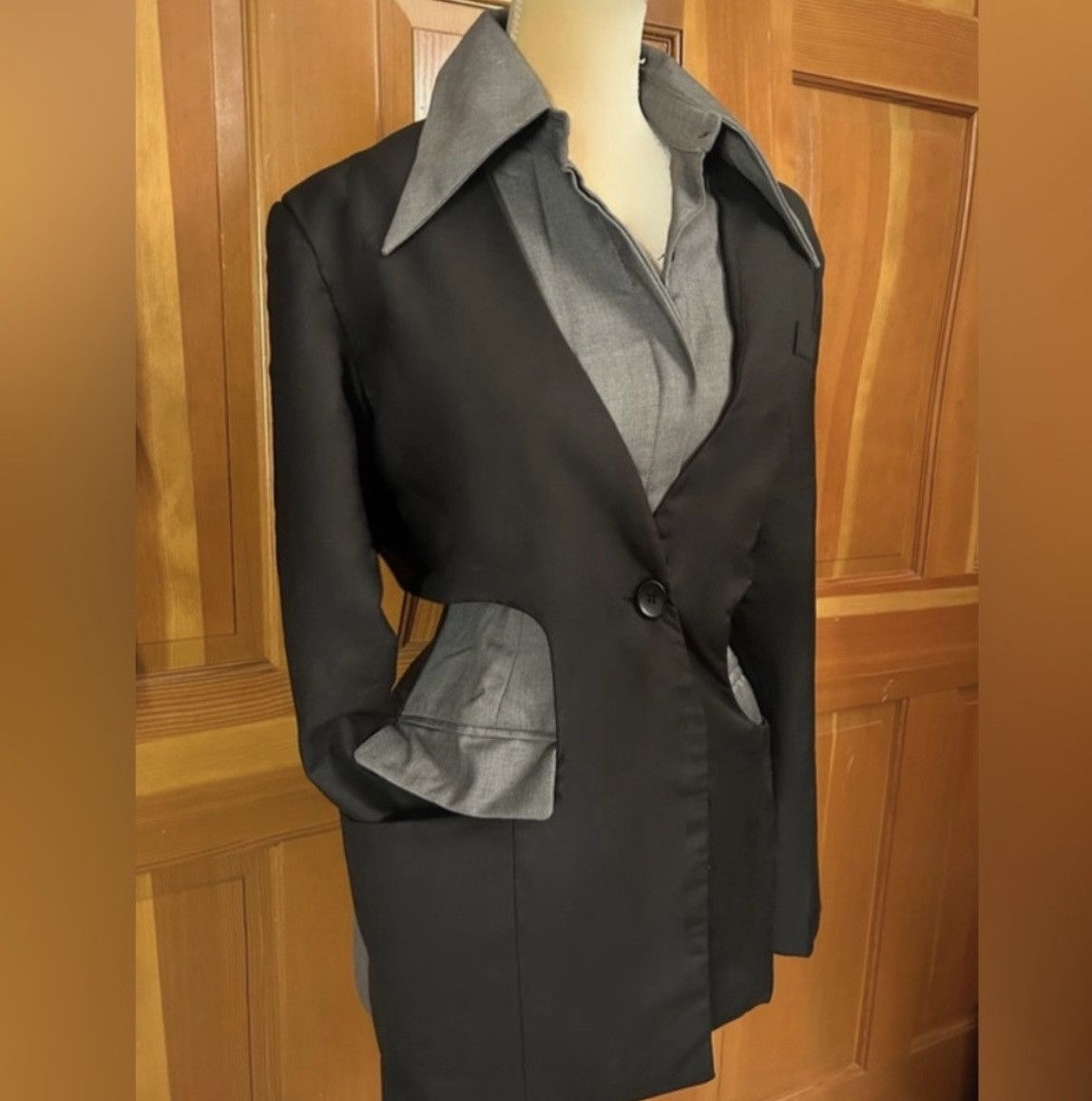 Designer × Other NWT, Lavishly Paris Women’s Hollow Out Layered Blazer Size M / US 6-8 / IT 42-44 - 12 Thumbnail