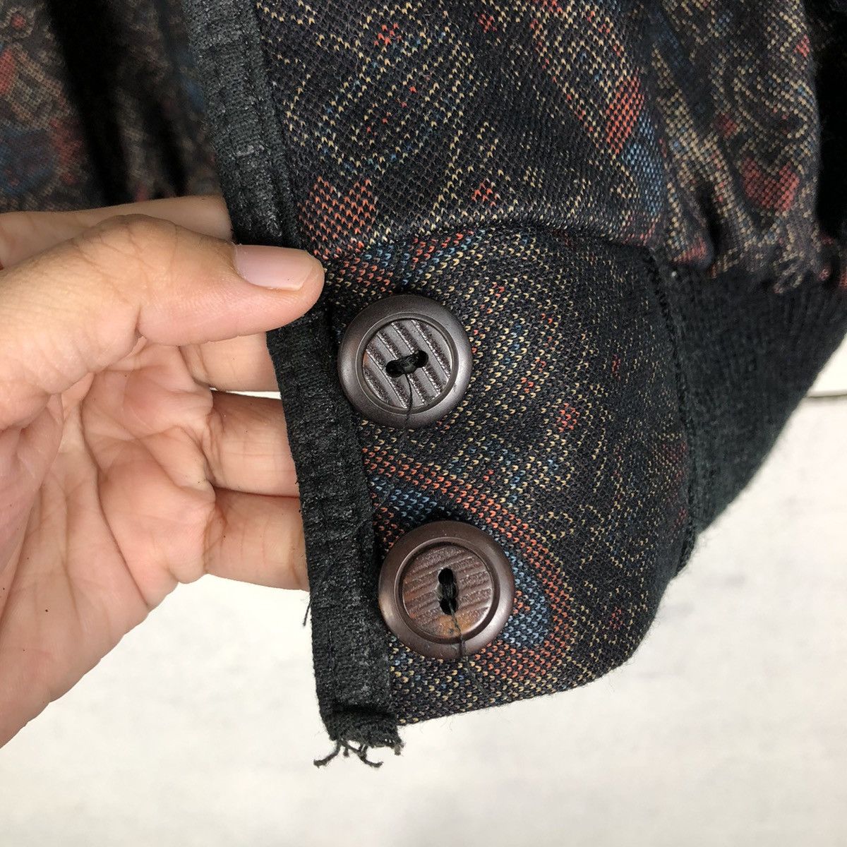 Japanese Brand 📌Vintage Bomber Jacket Floral Full Print Issey Miyake Size US M / EU 48-50 / 2 - 17 Thumbnail