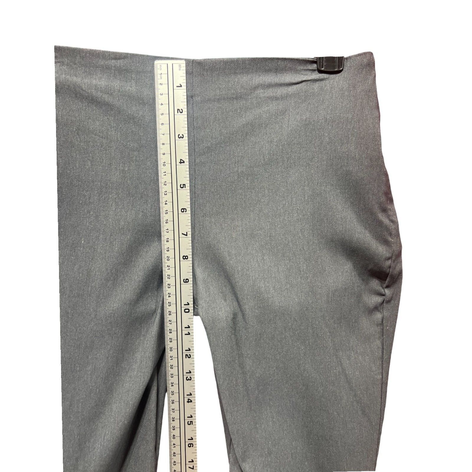 Worthington Worthington - Women's Mid-Rise Slim Leg Pants - Heather Gray Size 30" / US 8 / IT 44 - 5 Thumbnail