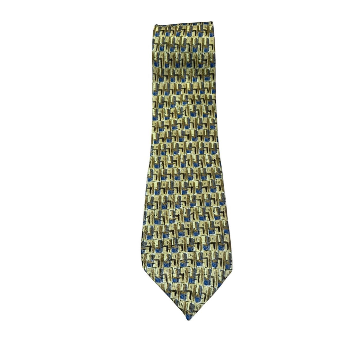 Other J. Garcia Abstract Print Silk Tie Size ONE SIZE - 3 Thumbnail