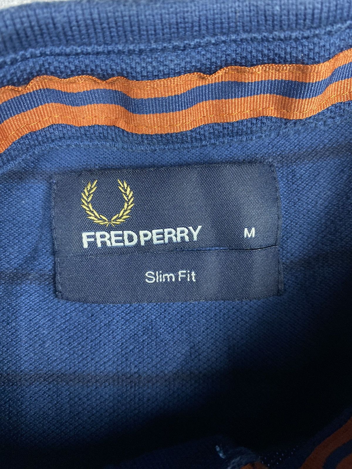 Fred Perry × Vintage Vintage Fred Perry y2k Striped Polo T Shirt Size US M / EU 48-50 / 2 - 9 Thumbnail