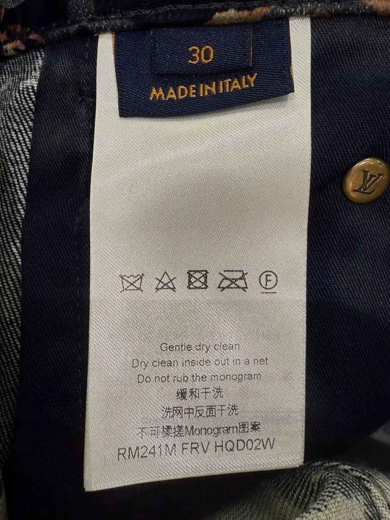 Louis Vuitton Louis Vuitton SS24 Fire Cloud presbyopic jeans Size US 30 / EU 46 - 6 Thumbnail