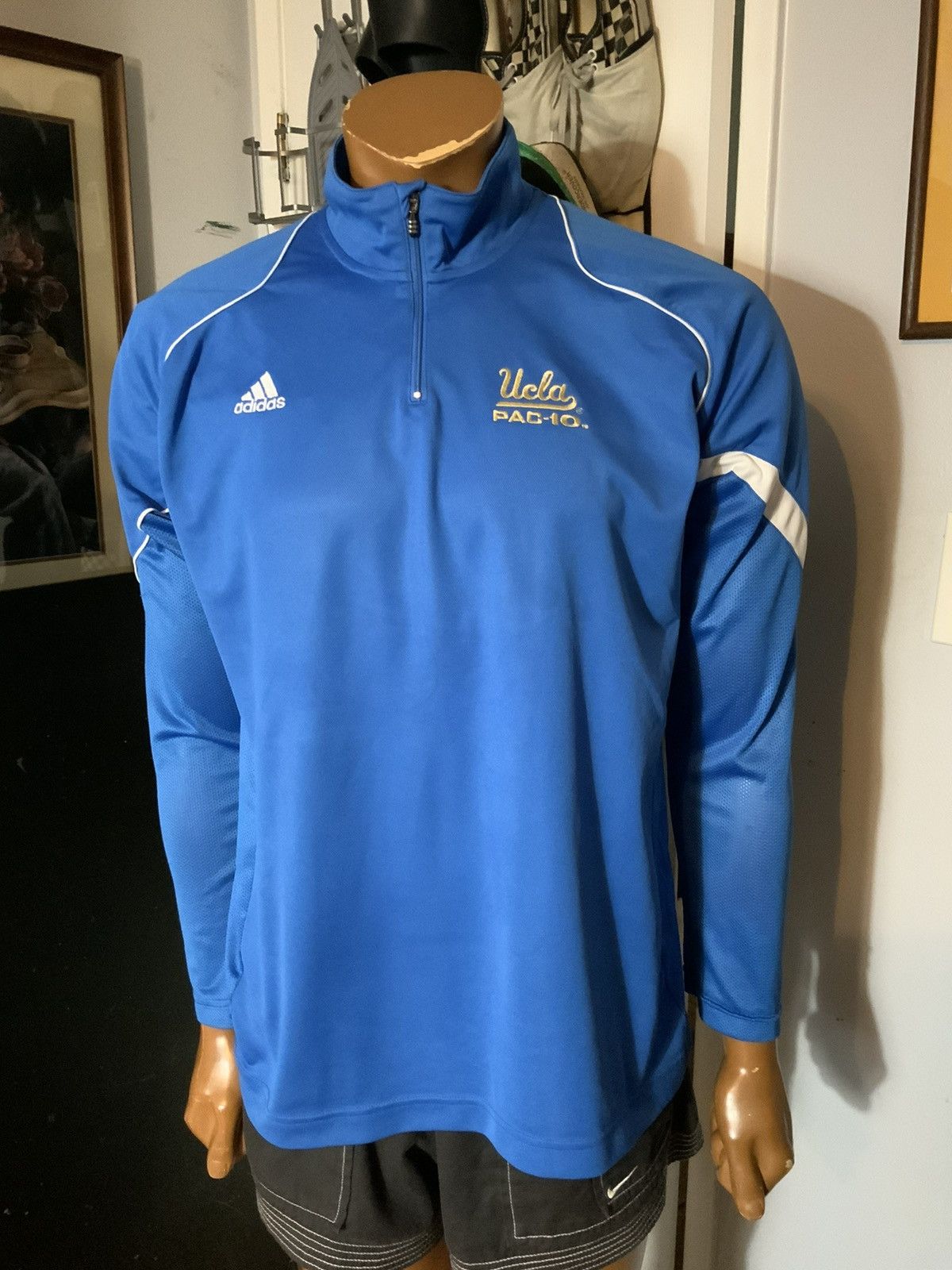 Adidas × NCAA Adidas Team Performance UCLA Bruins PAC-10 1/4 Zip Pullover Size US M / EU 48-50 / 2 - 7 Thumbnail