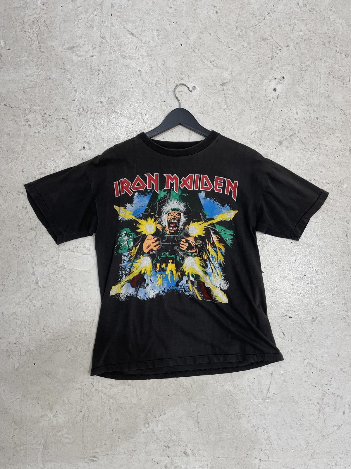Vintage 1980s Iron Maiden “shoot that fucker” Size US S / EU 44-46 / 1 - 1 Thumbnail