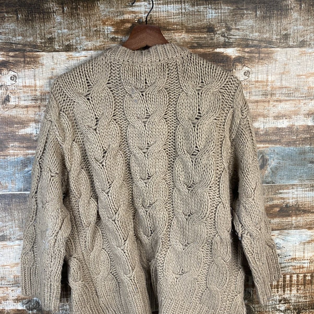 Vintage DL GU Beige Cardigan crochet Knitwear #C1180 Size S / US 4 / IT 40 - 13 Thumbnail