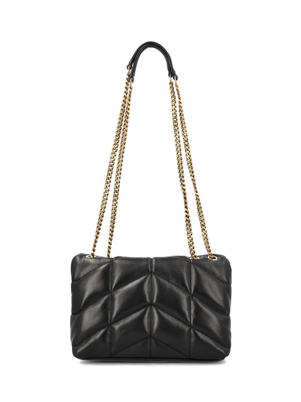 Saint Laurent Paris o1tp1o0125 Size: OS/Toy Size Puffer Bag in Black Size ONE SIZE - 3 Thumbnail