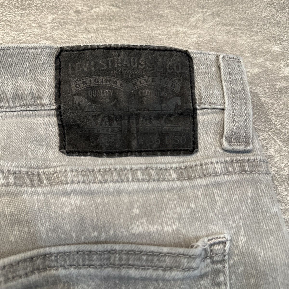 Levi's LEVI'S 541 Jeans Mens 32x27.5 Grey Athletic Tapered Stone Size US 32 / EU 48 - 9 Thumbnail