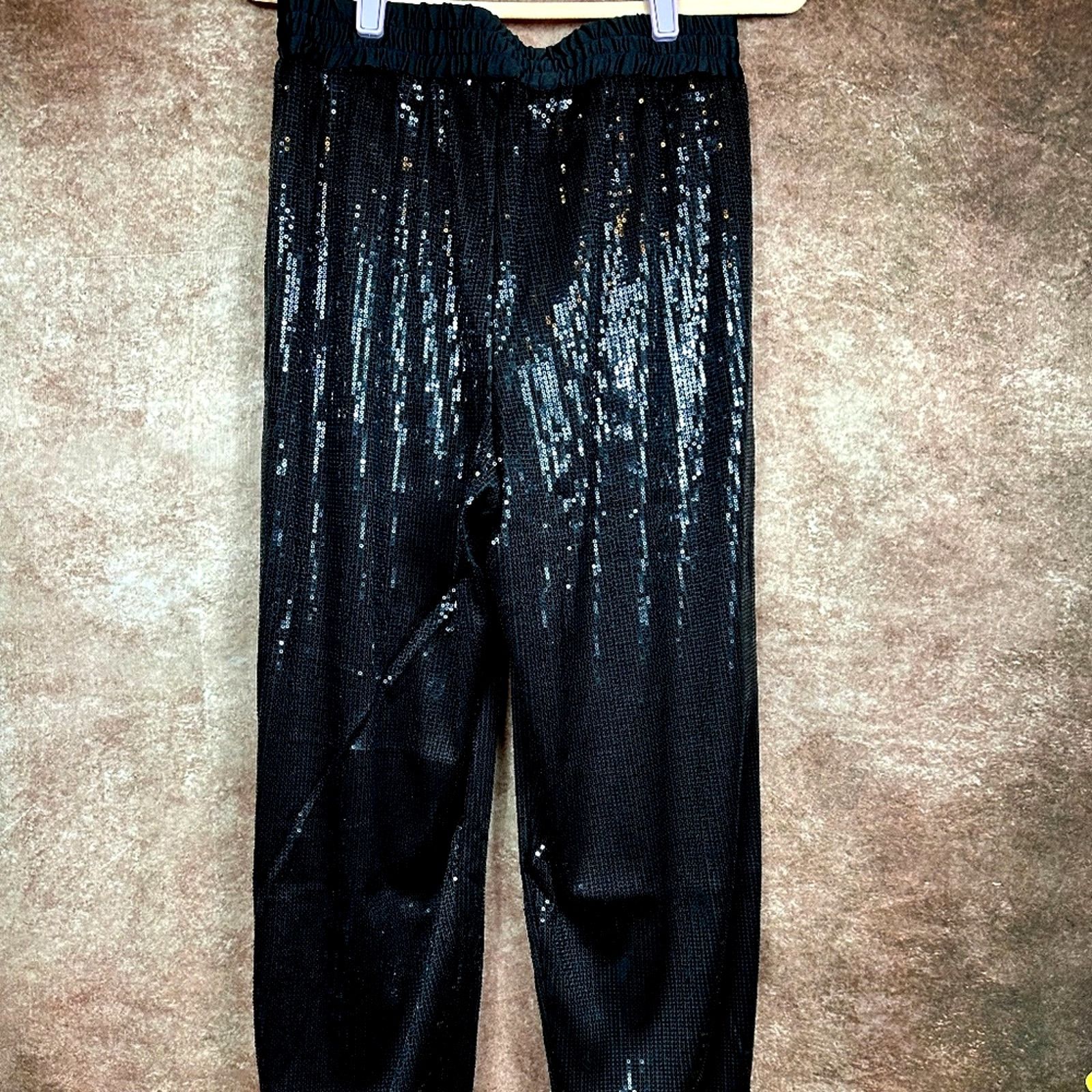 Other Shavonne Dorsey Sequin Jogger Black M Size 29" - 14 Thumbnail