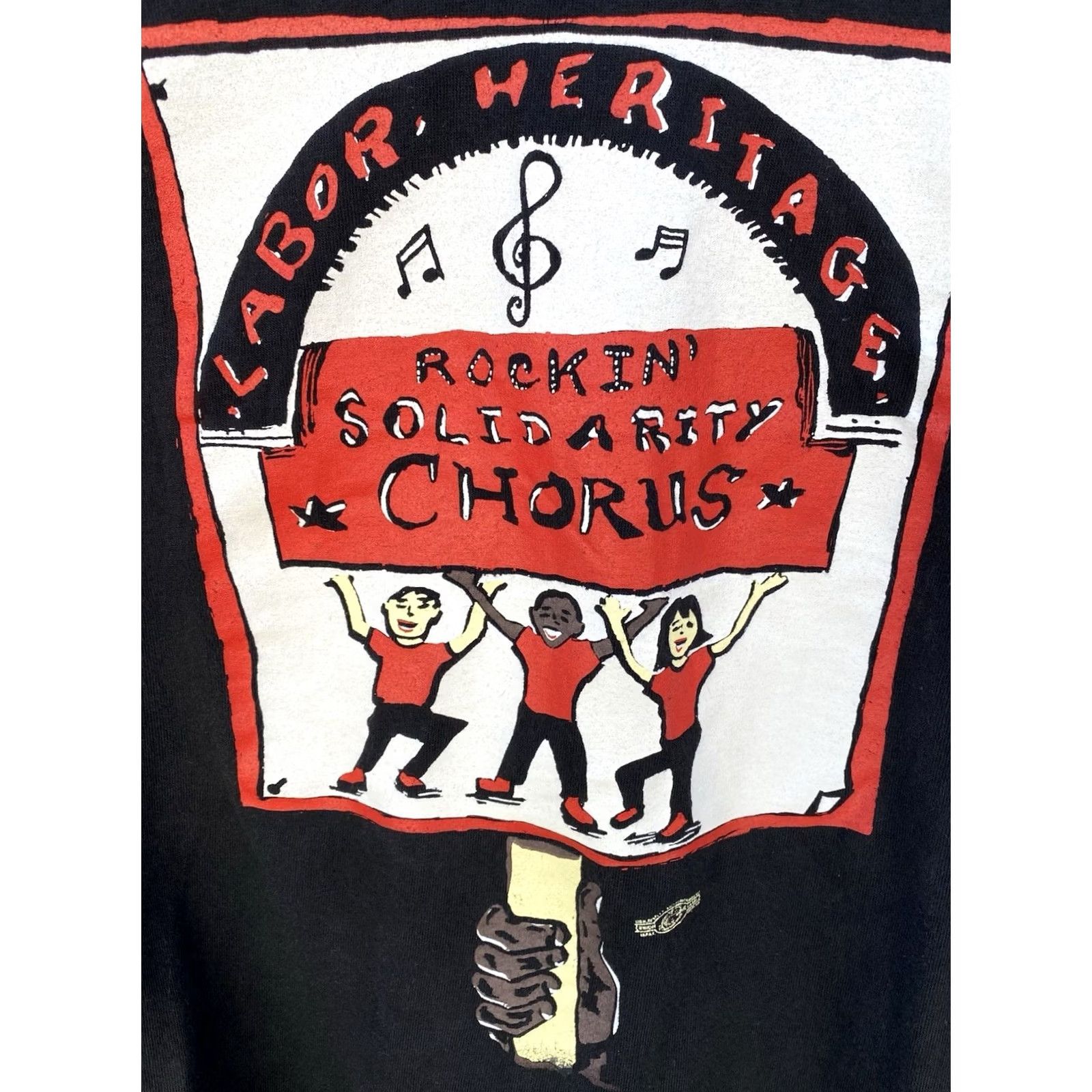 Vintage VINTAGE Classic Platinum Labor Heritage Tee Graphic Shirt Black XL Men Union Music Soli... Size US XL / EU 56 / 4 - 3 Thumbnail