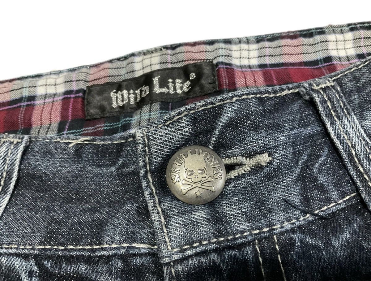Hysteric Glamour × If Six Was Nine × Japanese Brand 🔥Sick Y2K Wild Life Poem Denim Skull Faded Clawmark Size US 30 / EU 46 - 12 Thumbnail