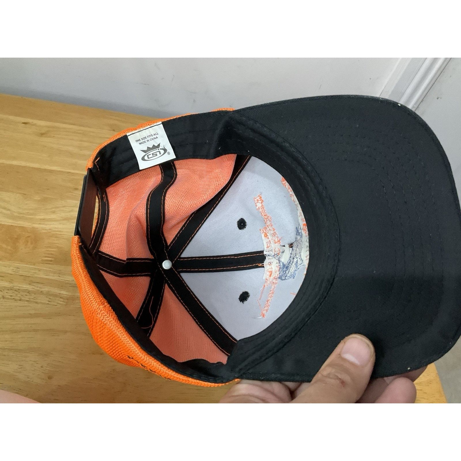 Other King Fish Snapback Baseball Truckers Mesh Cap Orange Size ONE SIZE - 5 Thumbnail