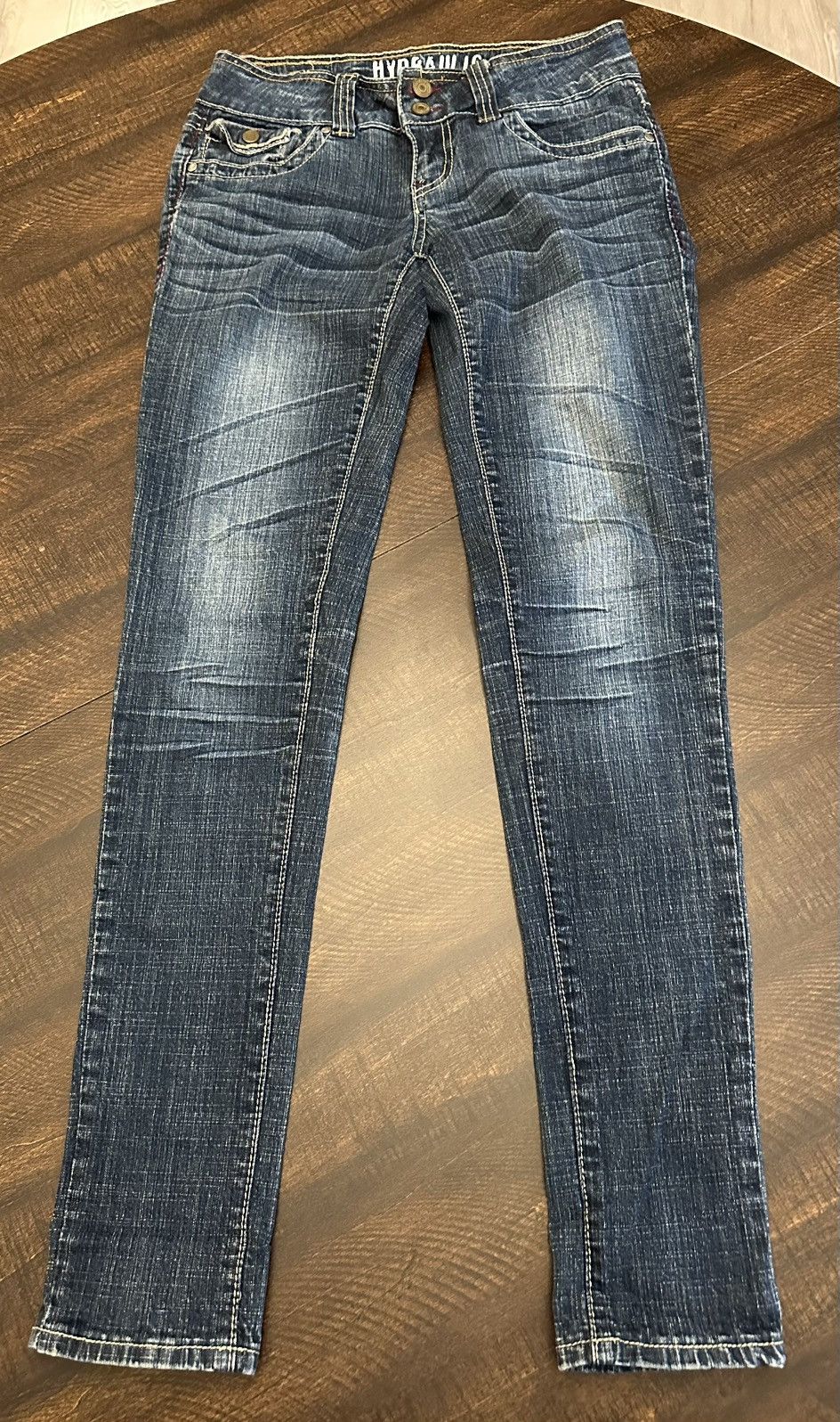 Other Hydraulic Straight Jeans Womens 3/4 Jeggings-Broken Zipper Size 28" / US 6 / IT 42 - 2 Thumbnail