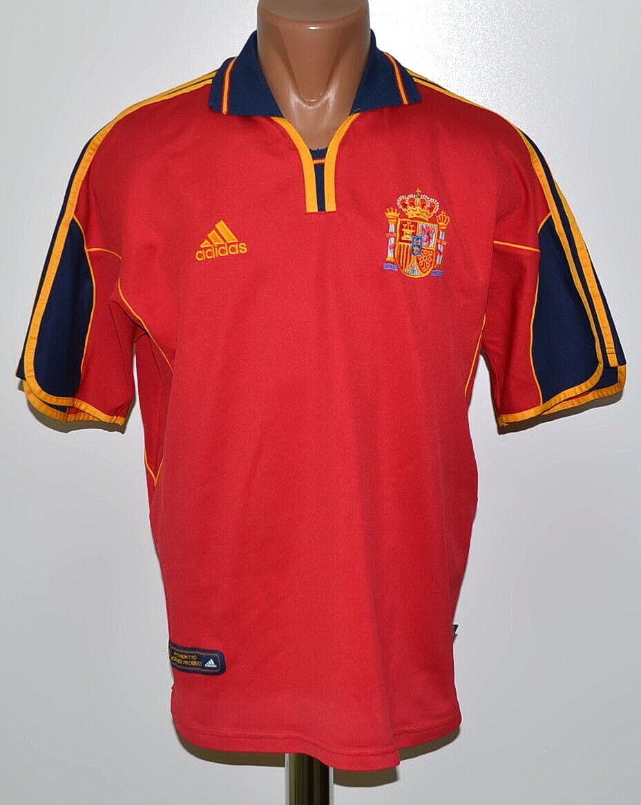 SPAIN NATIONAL TEAM 2000/2001/2002 FOOTBALL ADIDAS SIZE M