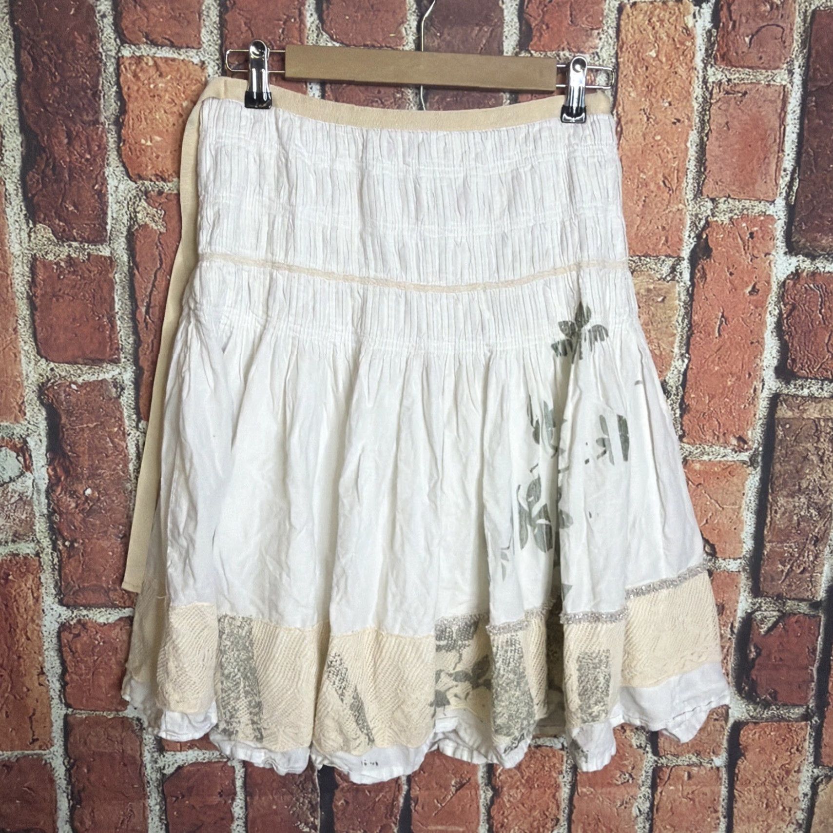 Anthropologie Anthropologie Skirt Women 40 Green Full Pleated A-Line Knee Length Sita Murt Size 27" / US 4 / IT 40 - 5 Thumbnail