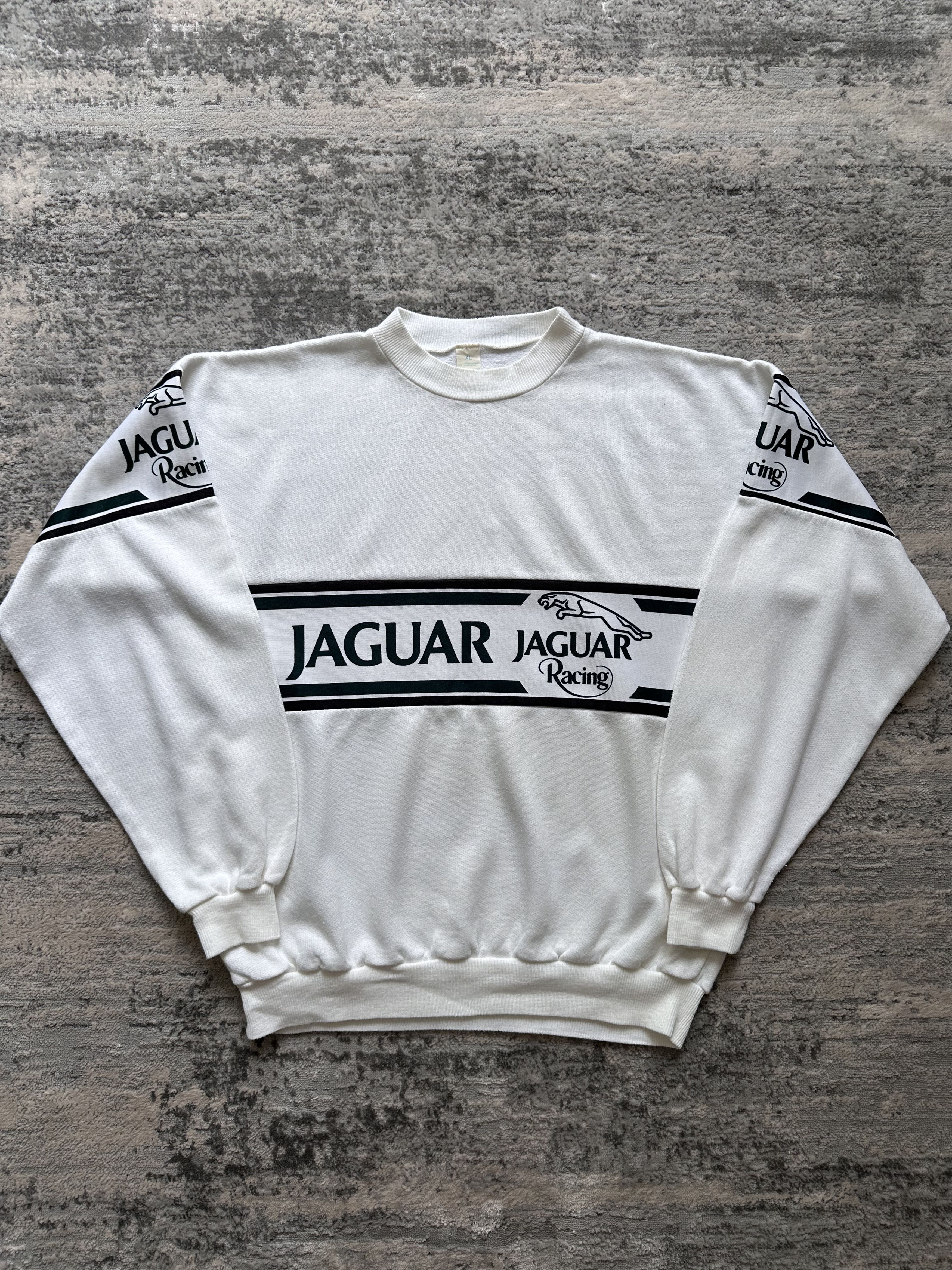 Vintage Jaguar racing vintage sweatshirt Size US XL / EU 56 / 4 - 2 Thumbnail