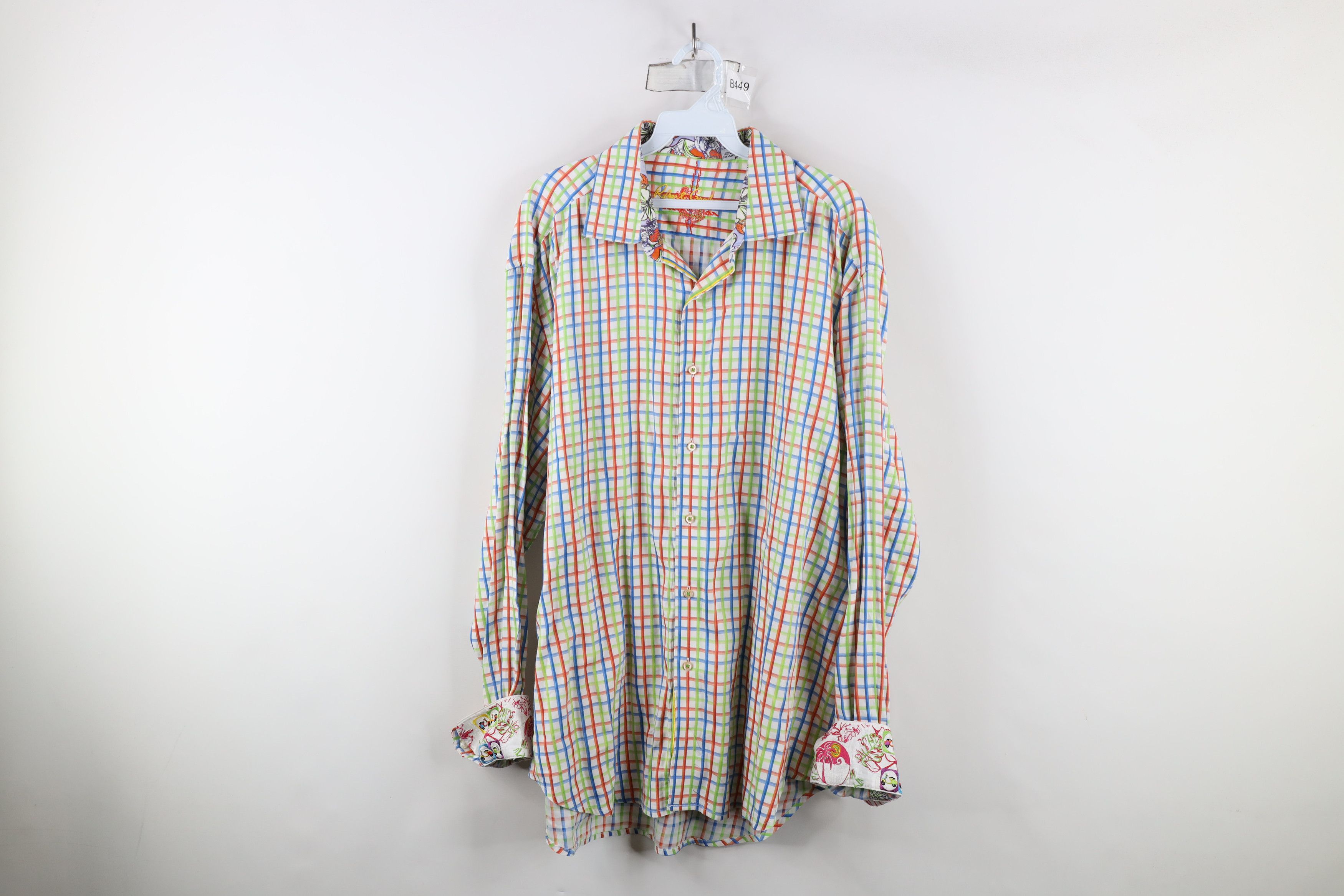 Robert Graham Cuff Scooter Checkered Collared Button Shirt