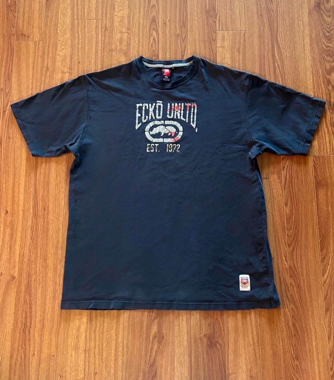 Ecko Unltd. Y2K Ecko Untold Baggy Skater Crackling 3D Effect Graphic Tee Size US XXL / EU 58 / 5 - 2 Thumbnail