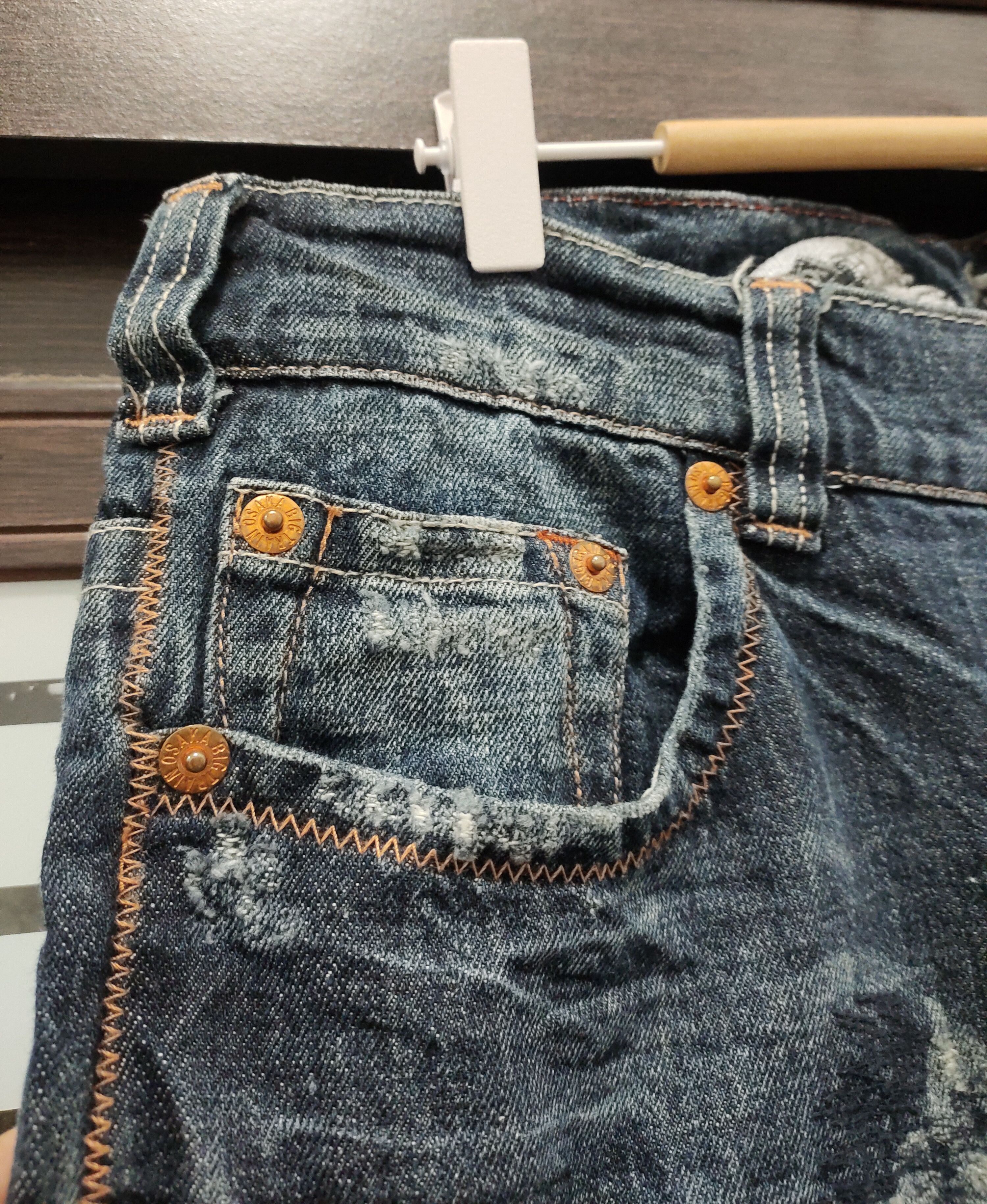 Japanese Brand 💥Great Osaka Big Train Paint Splatter 💥 Size US 36 / EU 52 - 11 Thumbnail