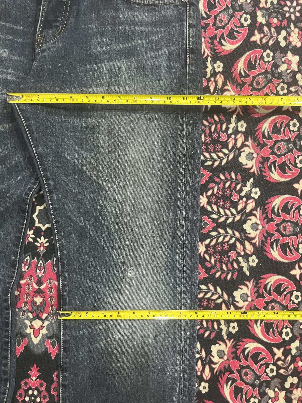 Japanese Brand Vintage Japanese Brand And Rica Sulphur Washed Whisker Jeans Size US 34 / EU 50 - 14 Thumbnail