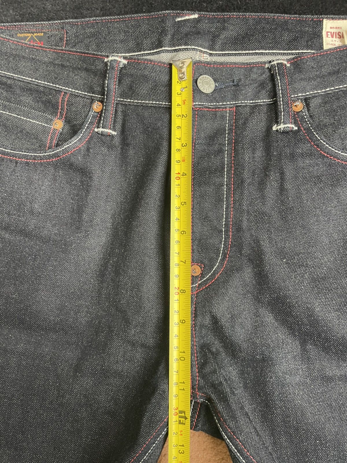 Evisu × Vintage EVISU Bodhidharma daicock style denim jeans size：36x34 Size US 36 / EU 52 - 13 Thumbnail