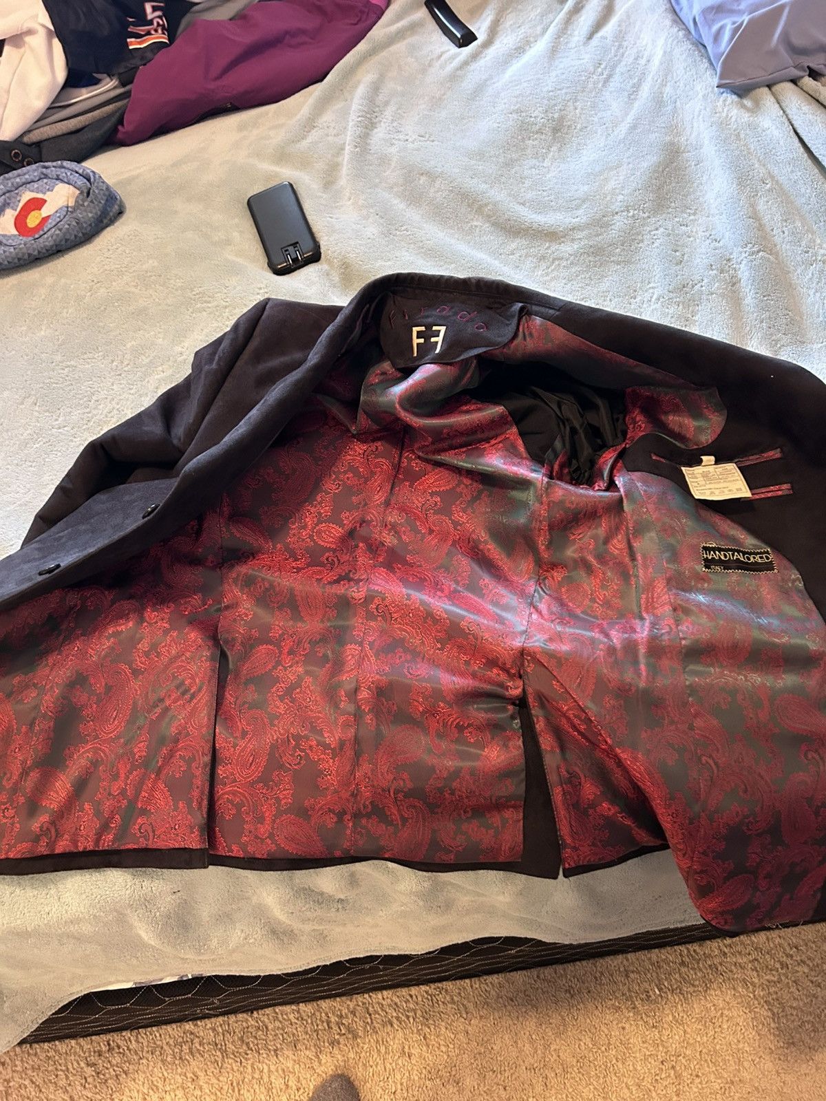 Other Firado Handtailored Italian Premium Suede Blazer Jacket Size 36S - 8 Thumbnail