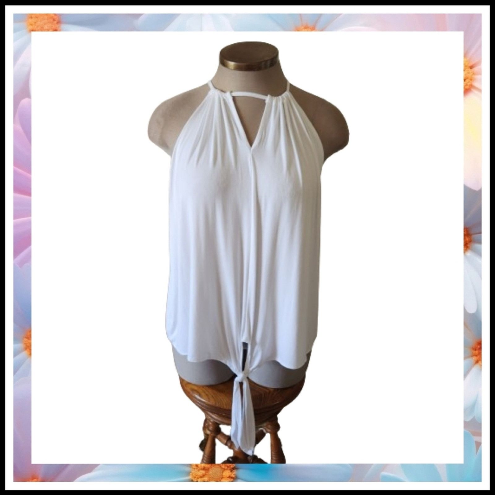 Other VENUS ☆ SEXY ☆ WHITE ☆ DRAWSTRING HALTER TOP ☆ 3x ☆ NWOT Size 3XL / US 20-22 - 1 Thumbnail