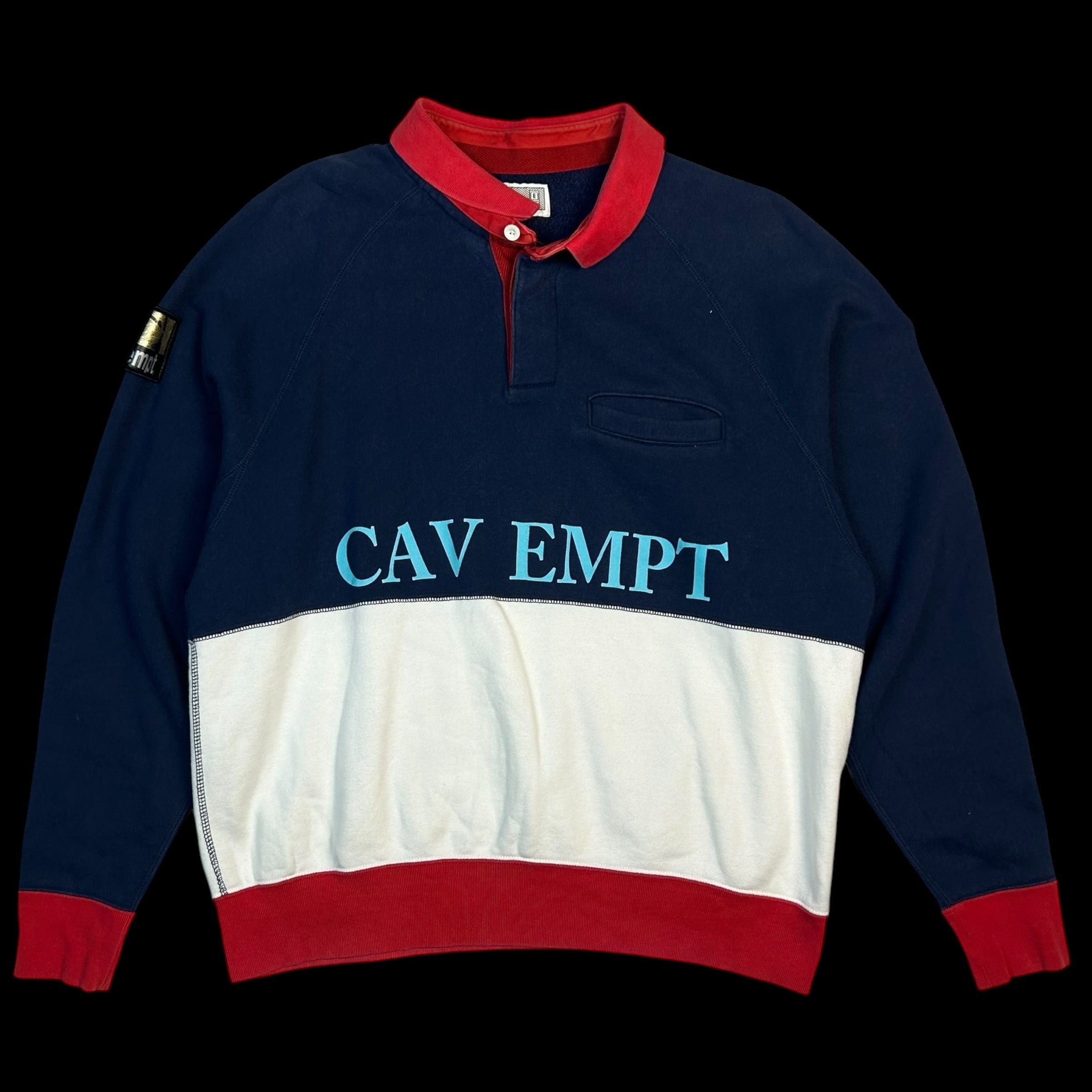 cavempt COLLARED PULLOVER TOP