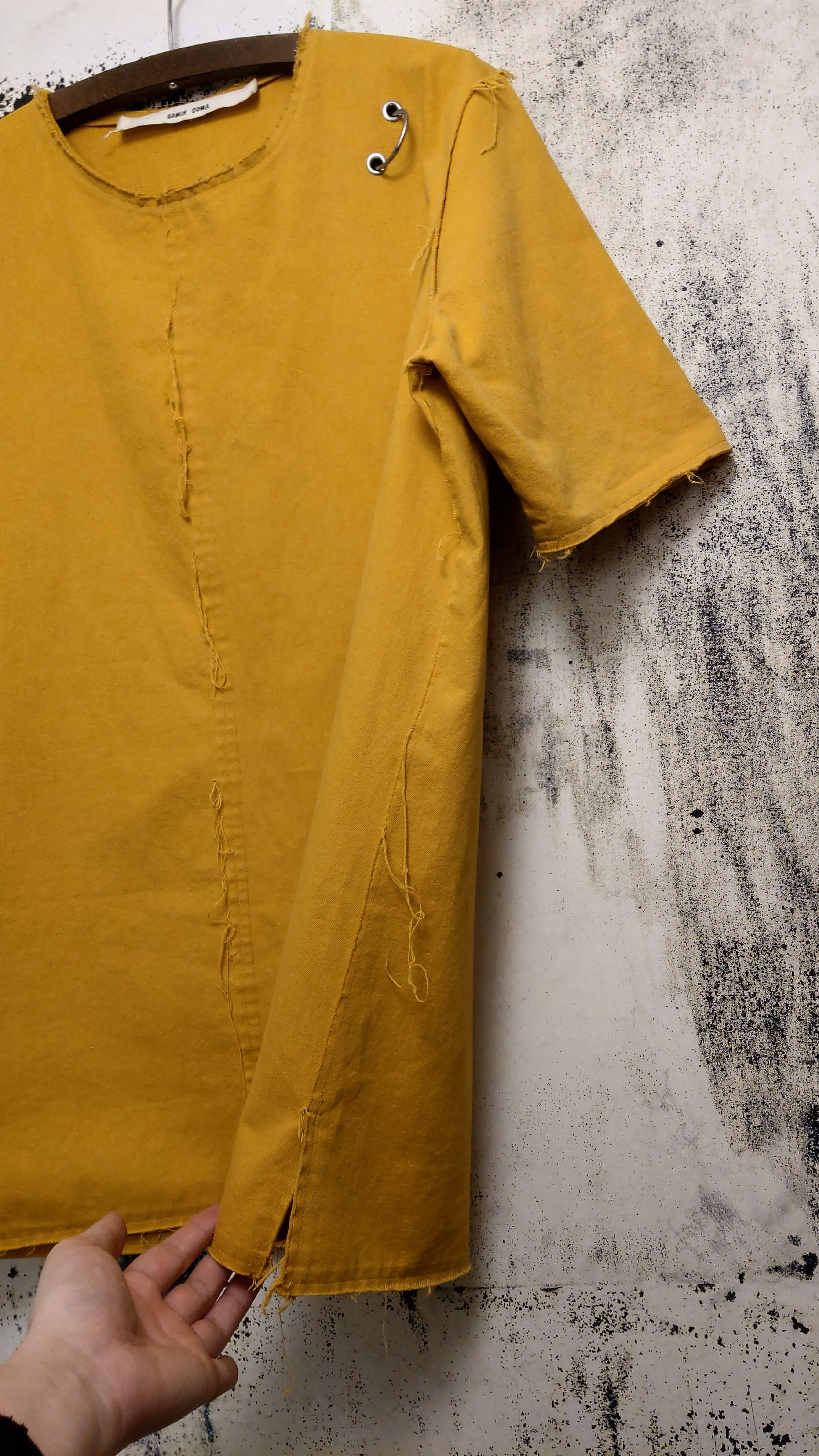 Damir Doma Rare Pierced Shirt SS'17 Frayed Reworked Vest Goth y2k opium Size S / US 4 / IT 40 - 16 Thumbnail