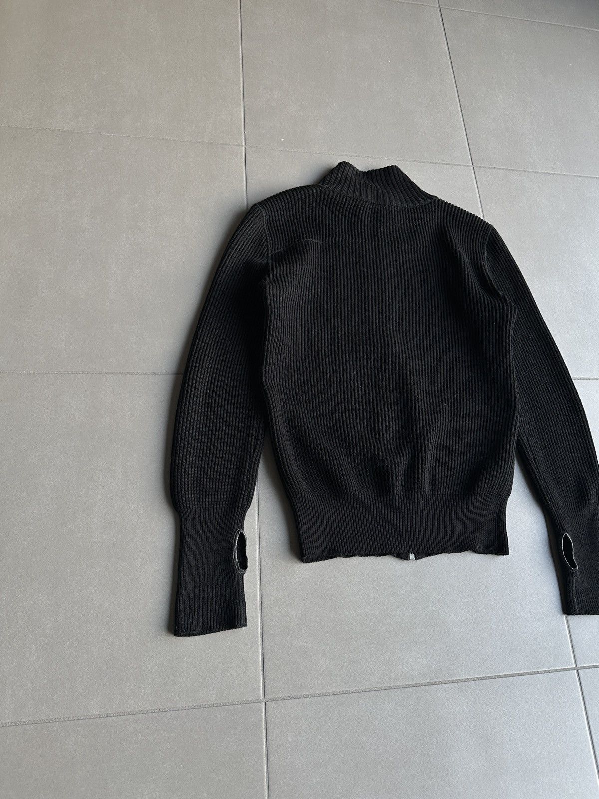 Dior × Hedi Slimane Dior Homme AW07 “Navigate” thumb hole diver knit sweater Size US S / EU 44-46 / 1 - 14 Thumbnail