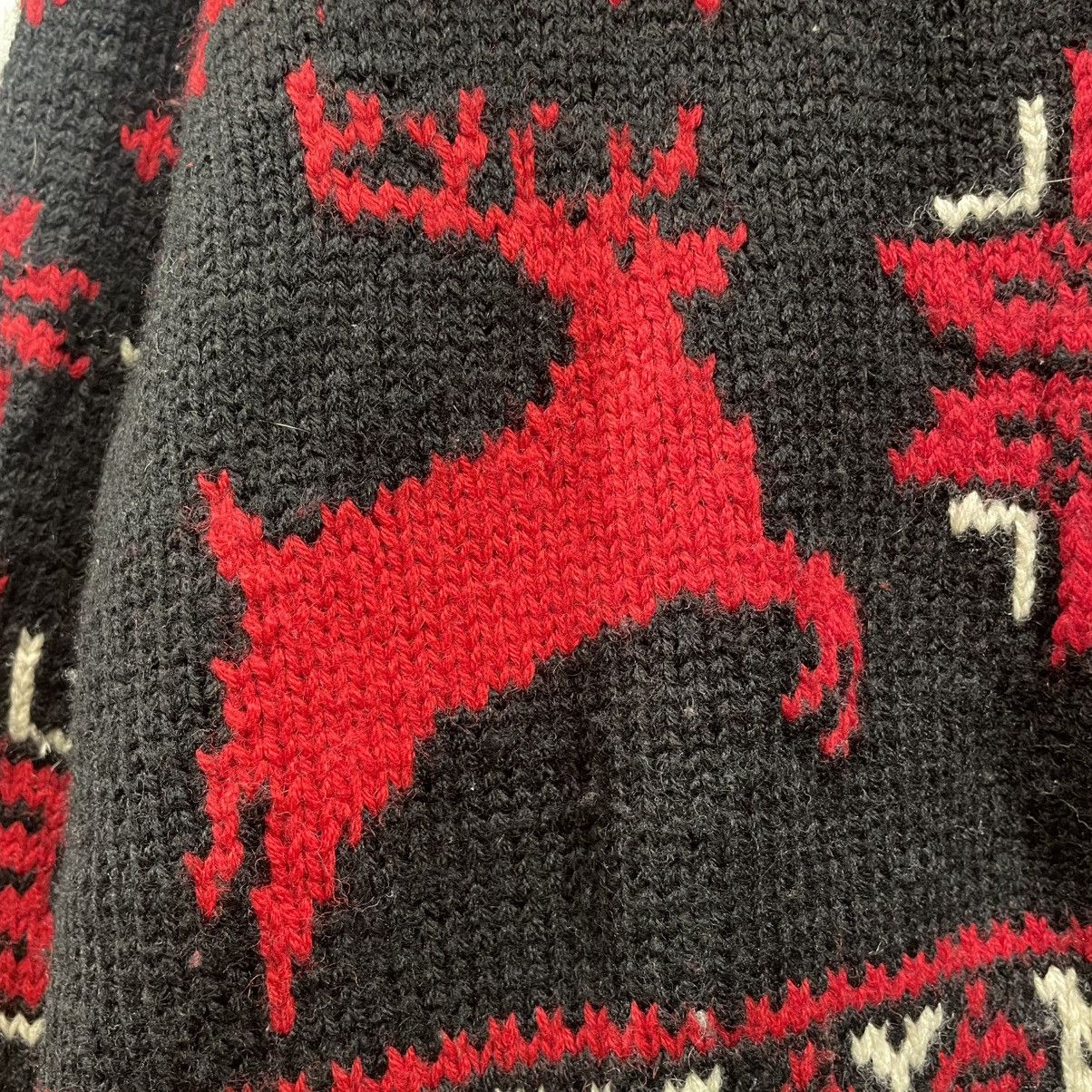 Ralph Lauren Vintage Polo Ralph Lauren Hand Knit Wool Reindeer Sweater Size US XL / EU 56 / 4 - 8 Thumbnail