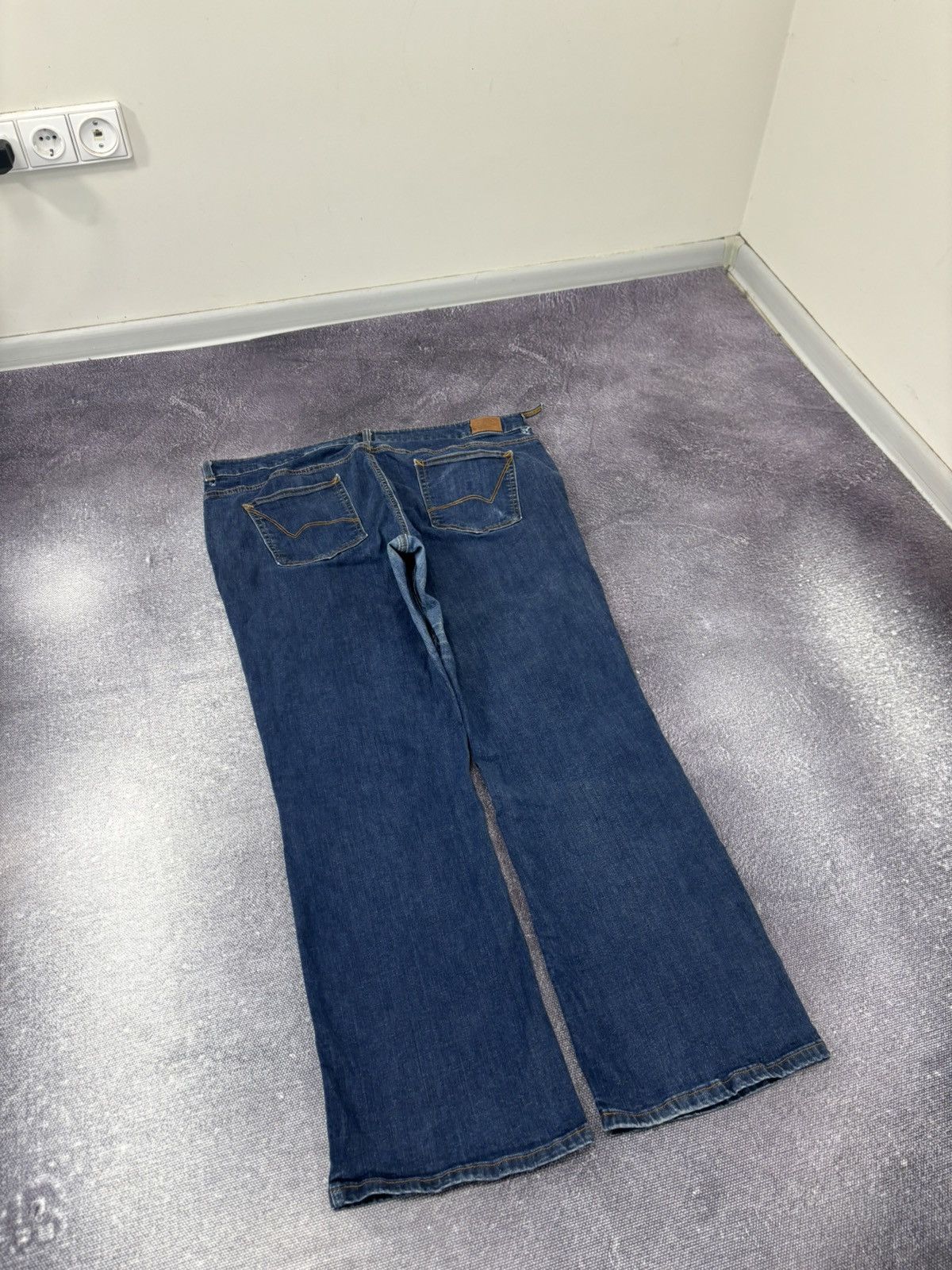 Dickies Vintage Dickies 2000s Wide Leg Y2K Hype Bootcut Flared Jeans Size US 42 / EU 58 - 3 Thumbnail