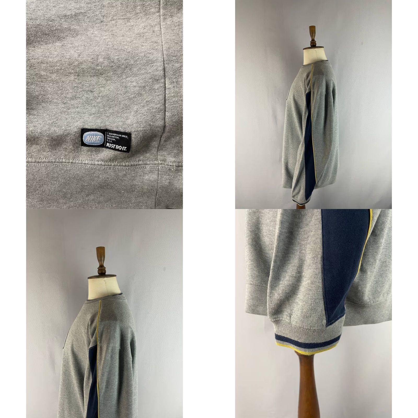 Nike Nike Shirt Mens XXL Gray Sweatshirt Size Cotton Crew Neck Long Sleeve Pullover Size US XXL / EU 58 / 5 - 8 Thumbnail