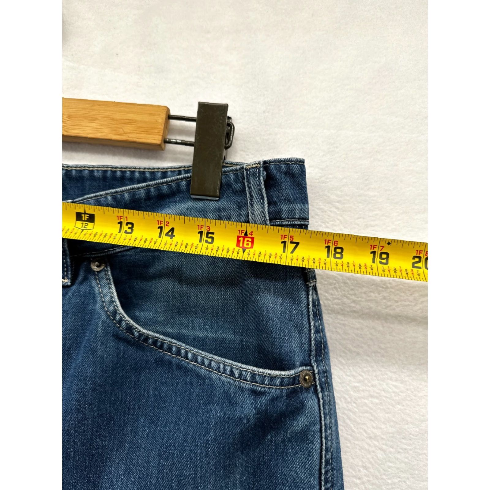 Vintage R.M. Williams Jeans Mens 36x27 Straight Leg 5-Pocket Denim Blue Medium Wash Zip Closure Cowboy Style Adult Mens Shirts? Wait. Size US 36 / EU 52 - 7 Thumbnail
