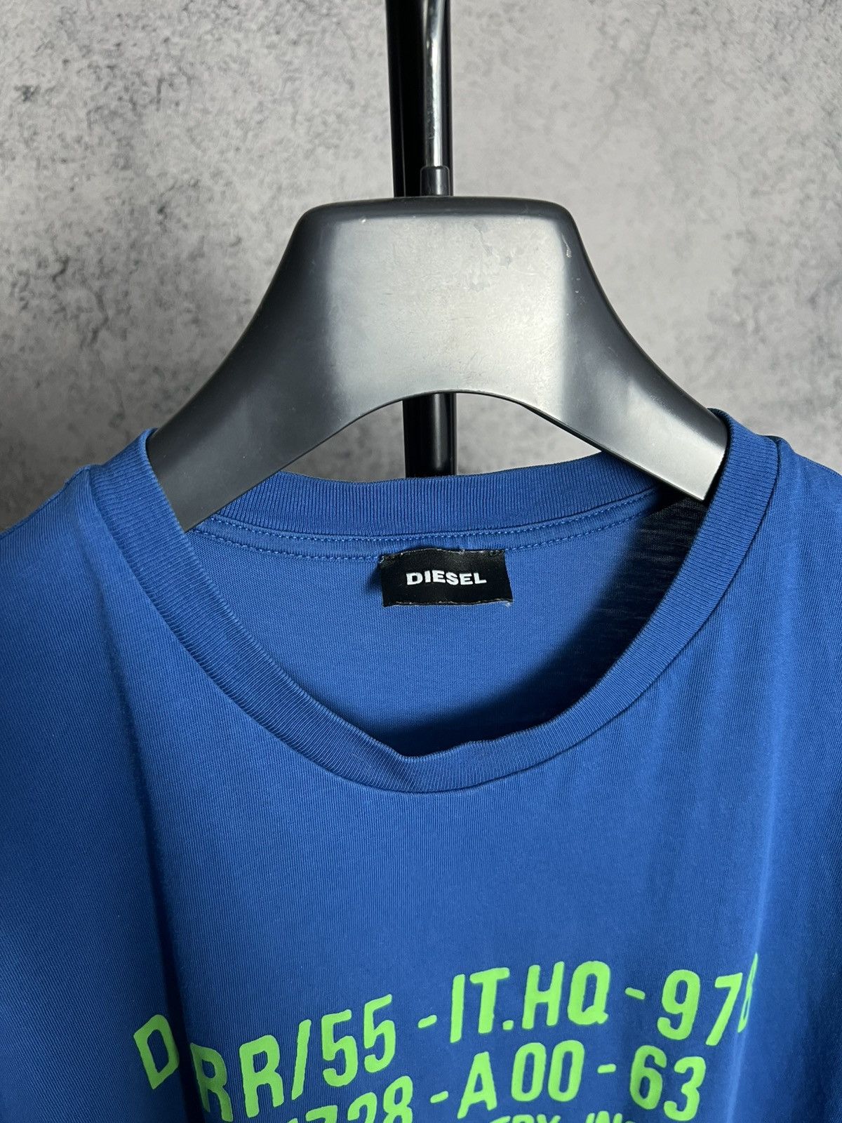Diesel Diesel Y2K T-Shirt Big Print Hype Tee Blue Size US L / EU 52-54 / 3 - 4 Thumbnail