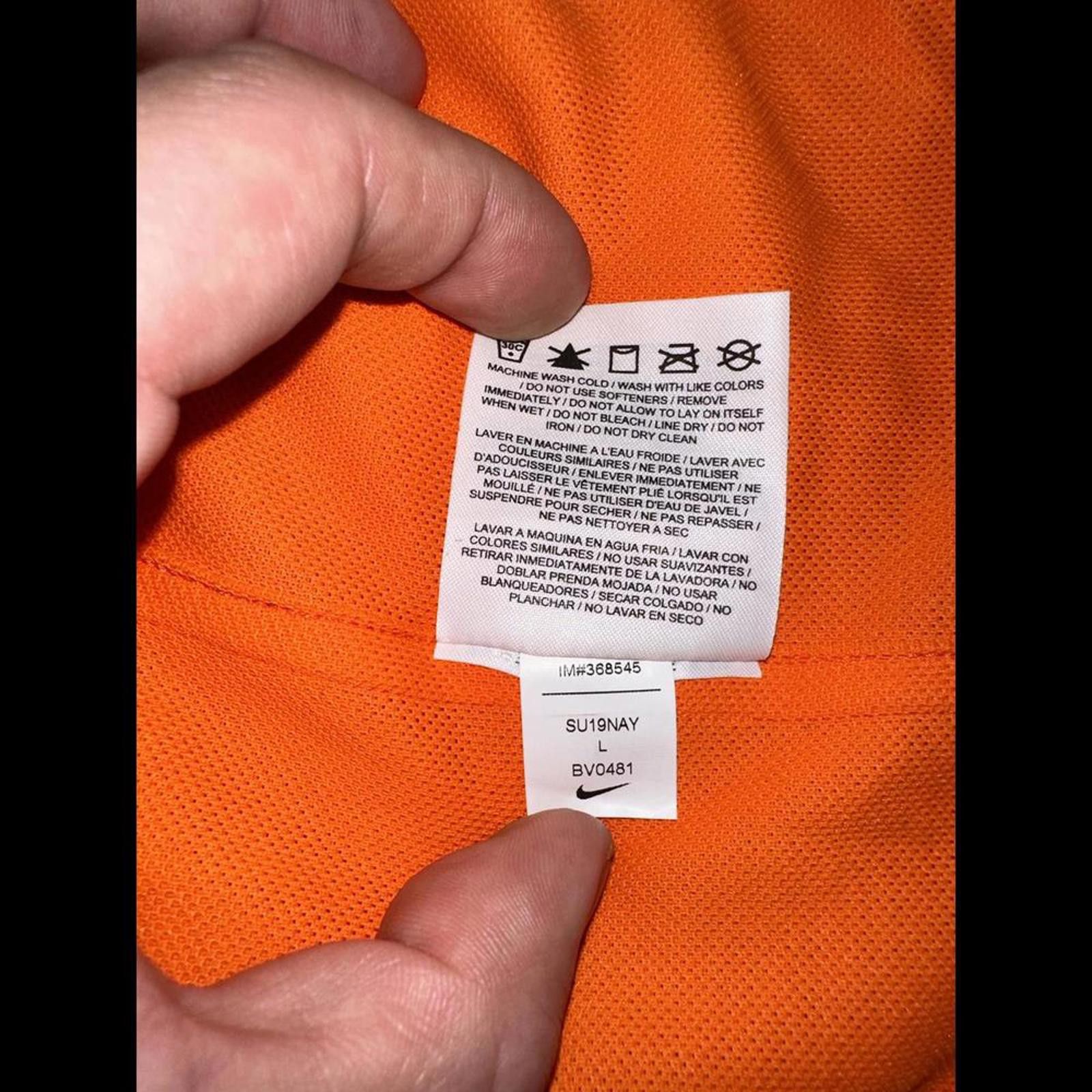 Nike Nike Men's Breathable Short Sleeve Golf Polo Shirt Sample Size US L / EU 52-54 / 3 - 7 Thumbnail