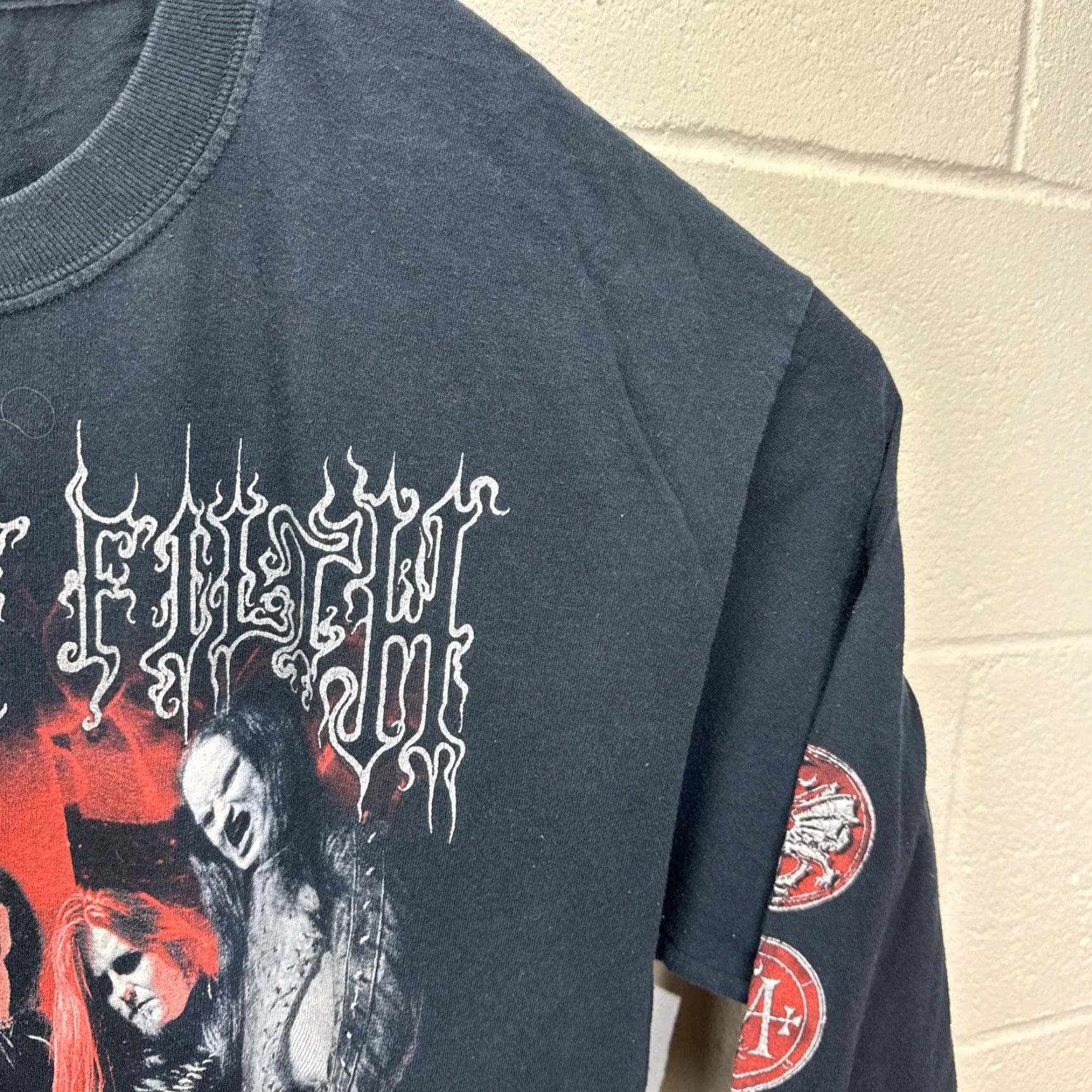 Gildan VINTAGE Cradle Of Filth Long Sleeve Shirt Black Men XL Graphic Print Logo 2000s Band Gothic Metal - Gildan Heavy Cotton Size US XL / EU 56 / 4 - 6 Thumbnail