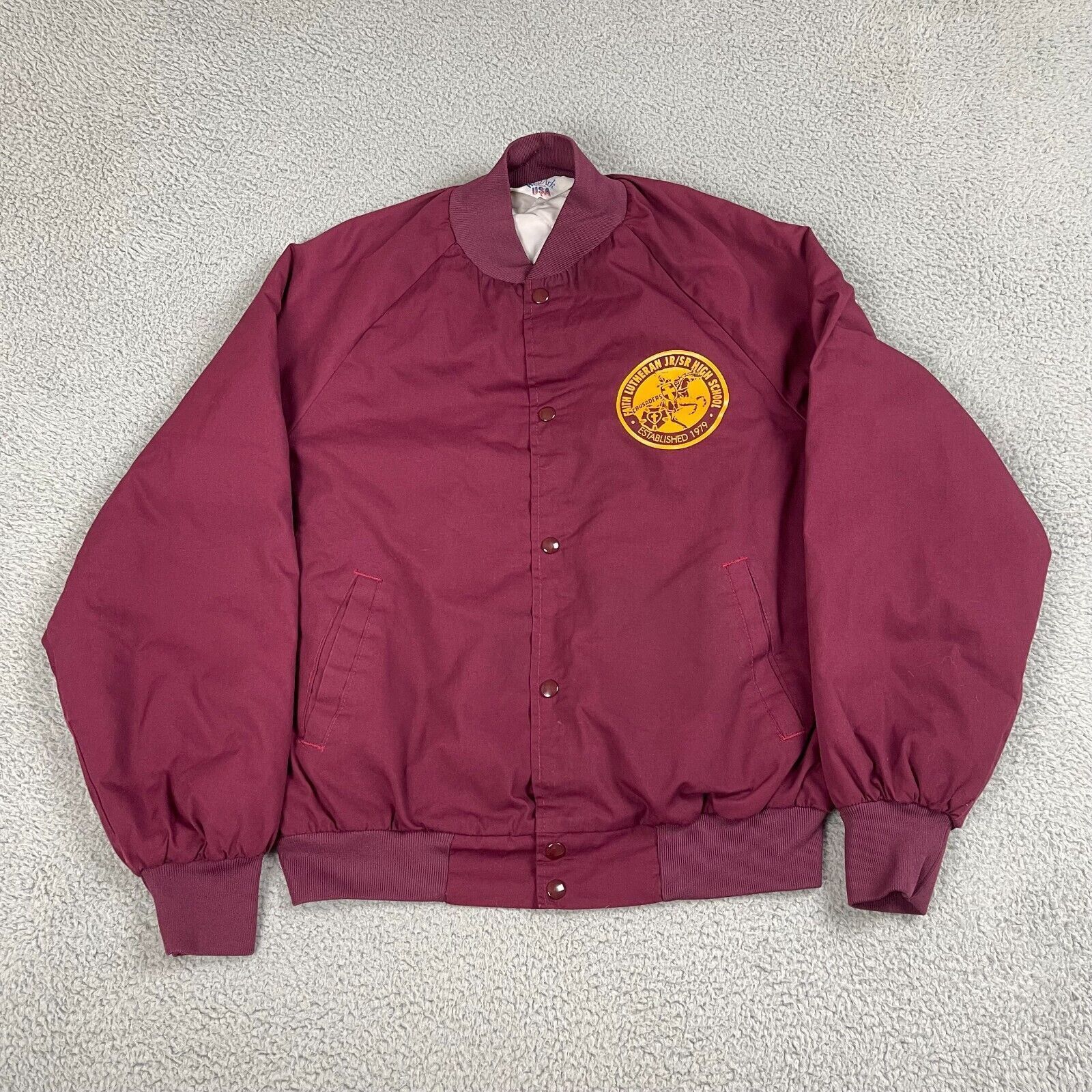Other Vtg West Ark Corvette Satin Bomber Jacket Snap Buttons L Size US L / EU 52-54 / 3 - 1 Thumbnail