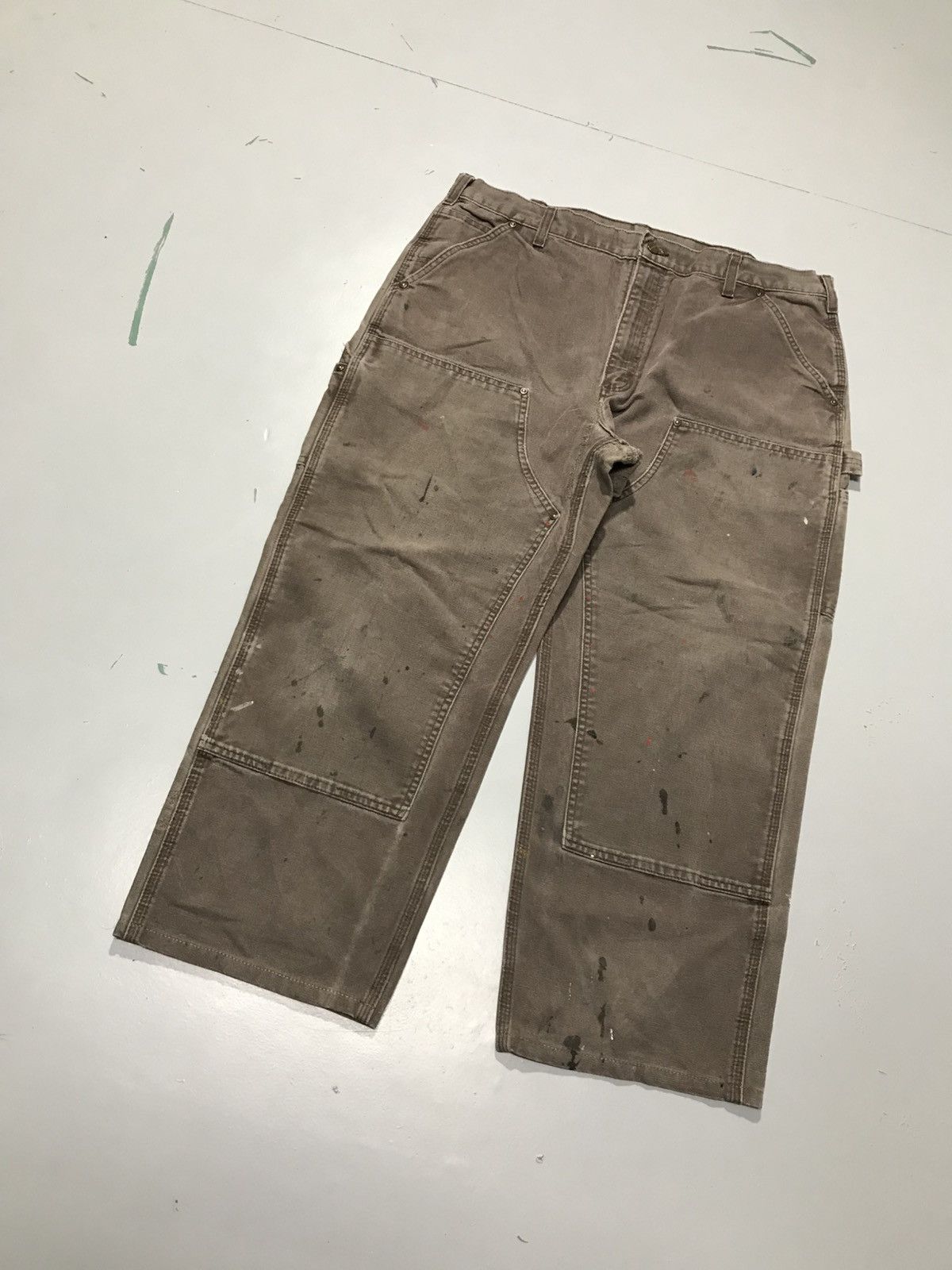 Carhartt Vintage carhartt B136 DKB double knee workwear denim Size US 38 / EU 54 - 3 Thumbnail
