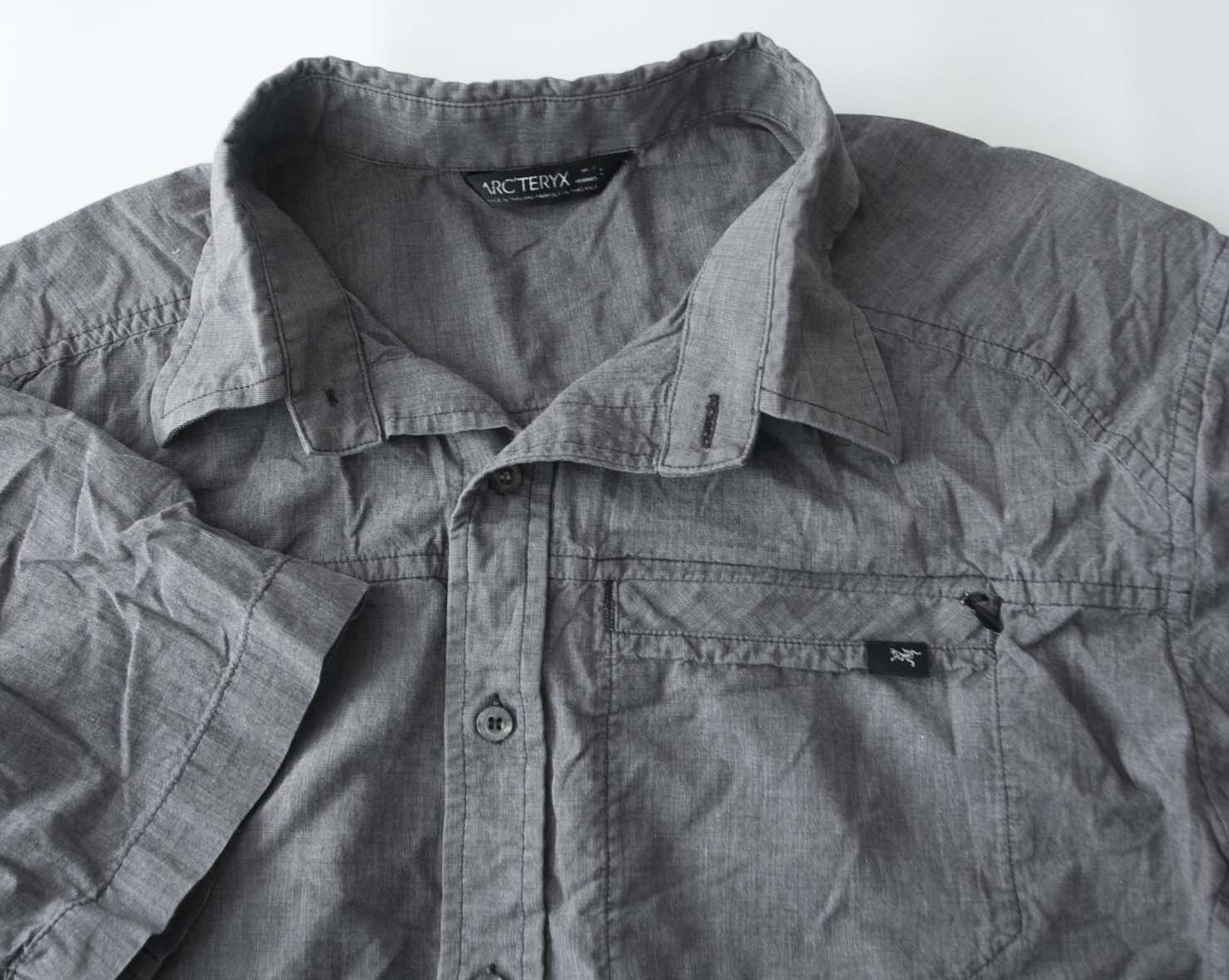 Arc'teryx Arcteryx Shirt Short Sleeve Size L Gray Size US L / EU 52-54 / 3 - 3 Thumbnail