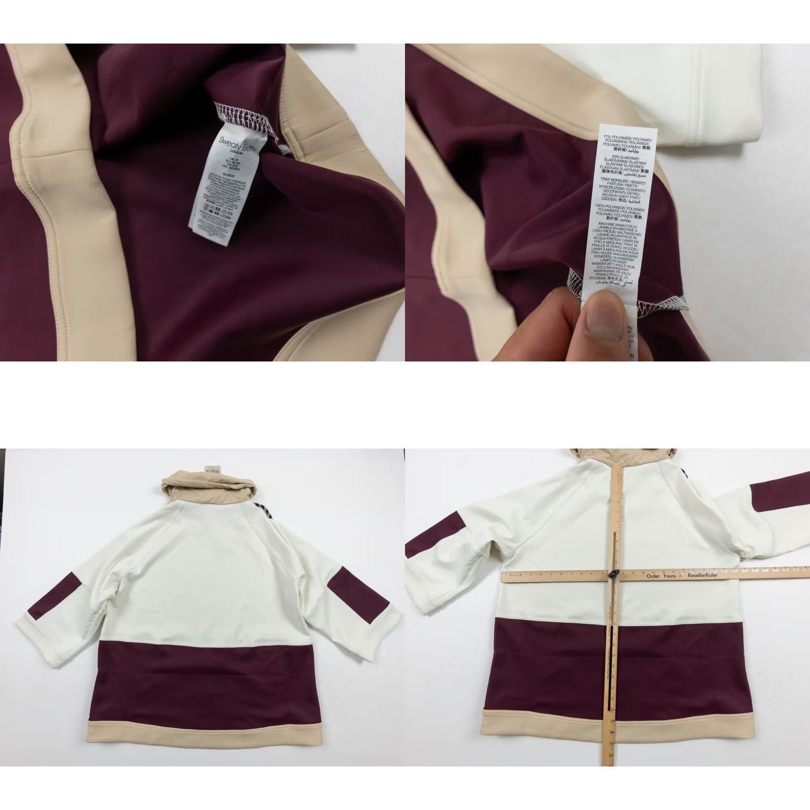 Sweaty Betty Sweaty Betty Sweater Womens S Beige Pullover Activewear Stretch Ladies NEW Size S / US 4 / IT 40 - 8 Thumbnail