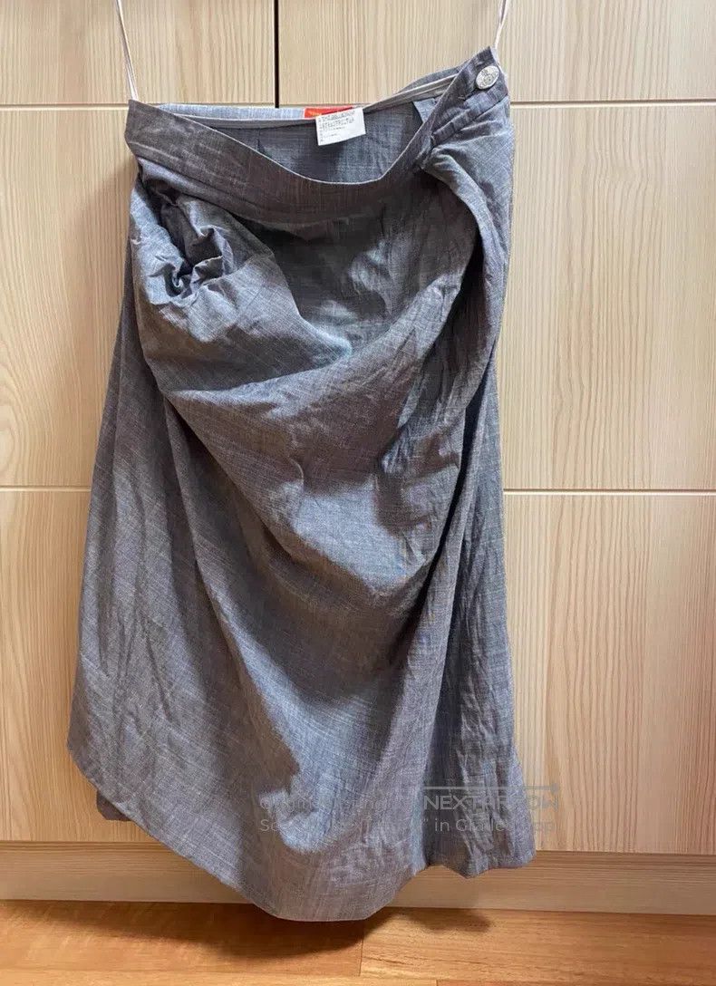 Vivienne Westwood Vivienne Westwood Gray Irregular Cut Hem Skirt Size 25" / US 0 / IT 36 - 1 Thumbnail