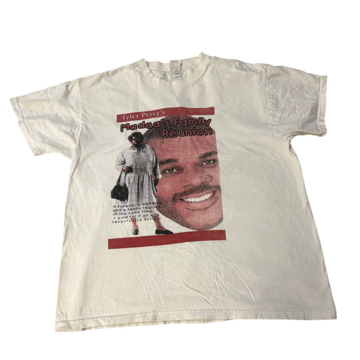 Vintage Vintage 00s Tyler Perry’s Modea’s Family Reunion T-Shirt Size US XL / EU 56 / 4 - 1 Thumbnail