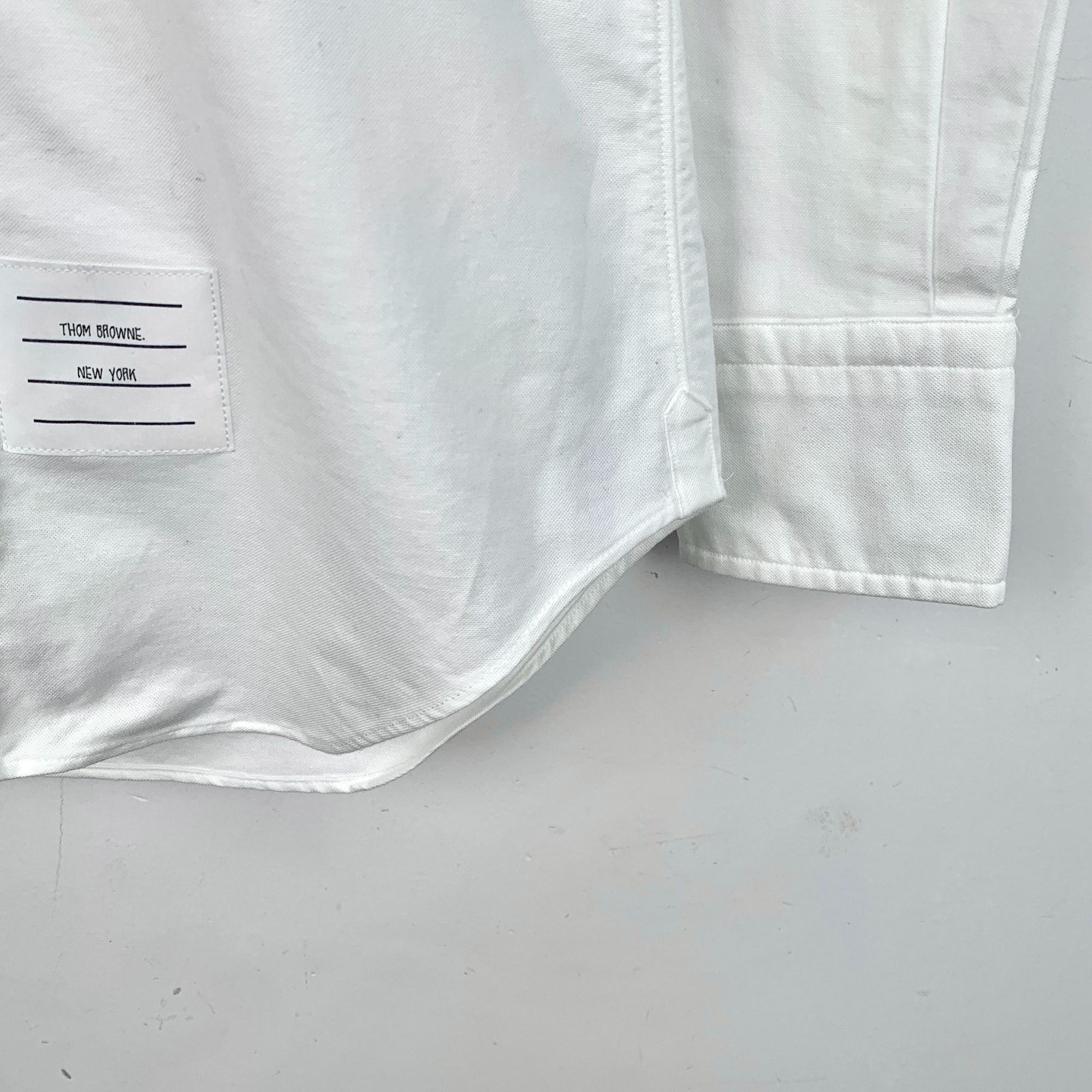 Thom Browne H14267 Thom Browne White Button-Up Shirt Size US S / EU 44-46 / 1 - 4 Thumbnail