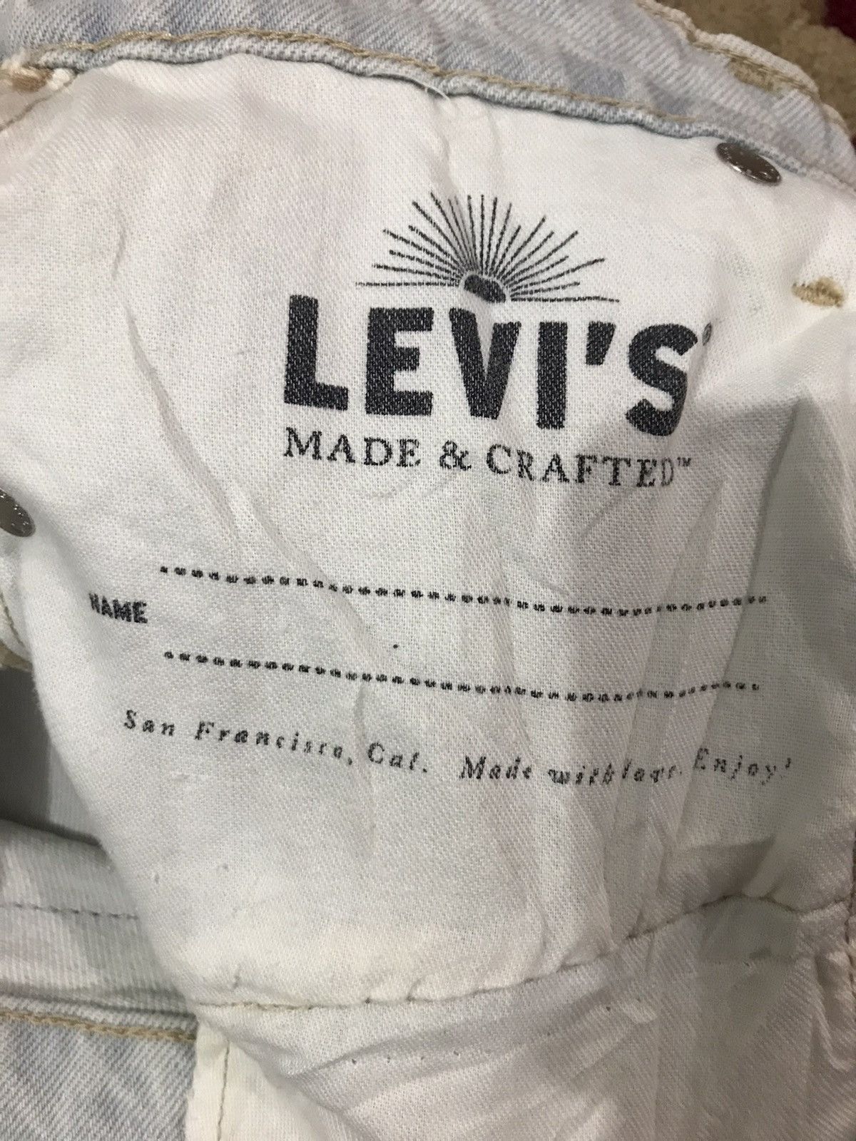 Levi's Levis Made & Crafted High Rise Flared Size 27" / US 4 / IT 40 - 7 Thumbnail