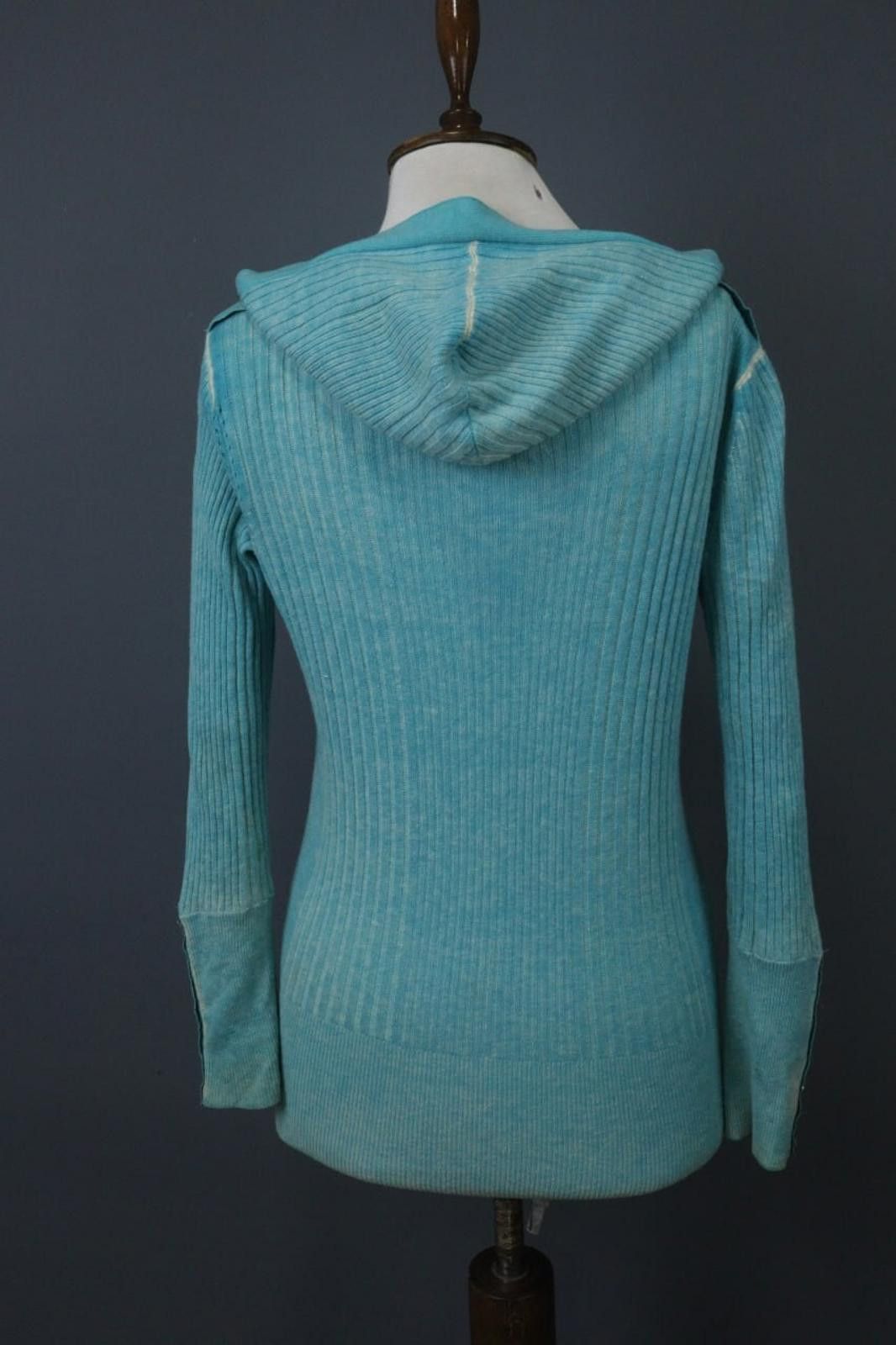 Juicy Couture Jeans Juicy Couture Blue Wool Knitted Hooded Cardigan Size S Size S / US 4 / IT 40 - 11 Thumbnail